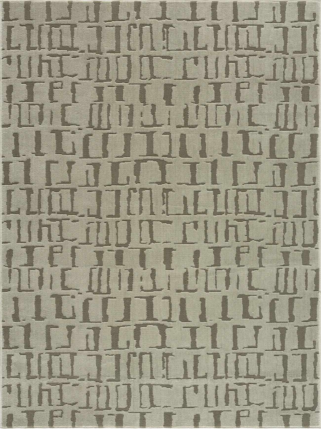 Dragan Green Modern Washable Area Rug