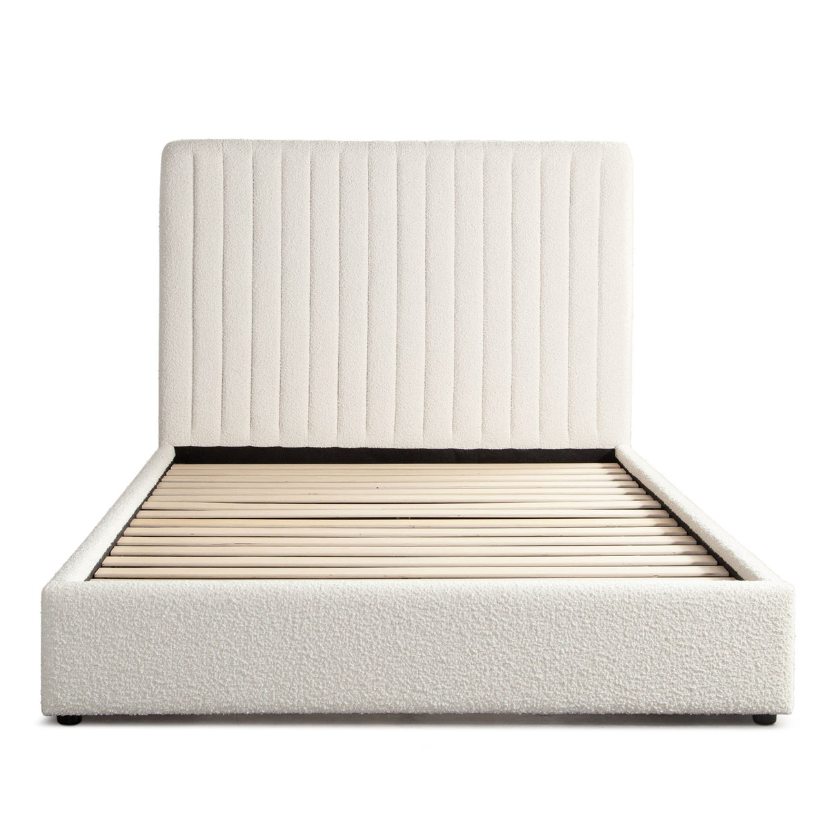 Brooke Ivory Boucle Bed - Ornate Home