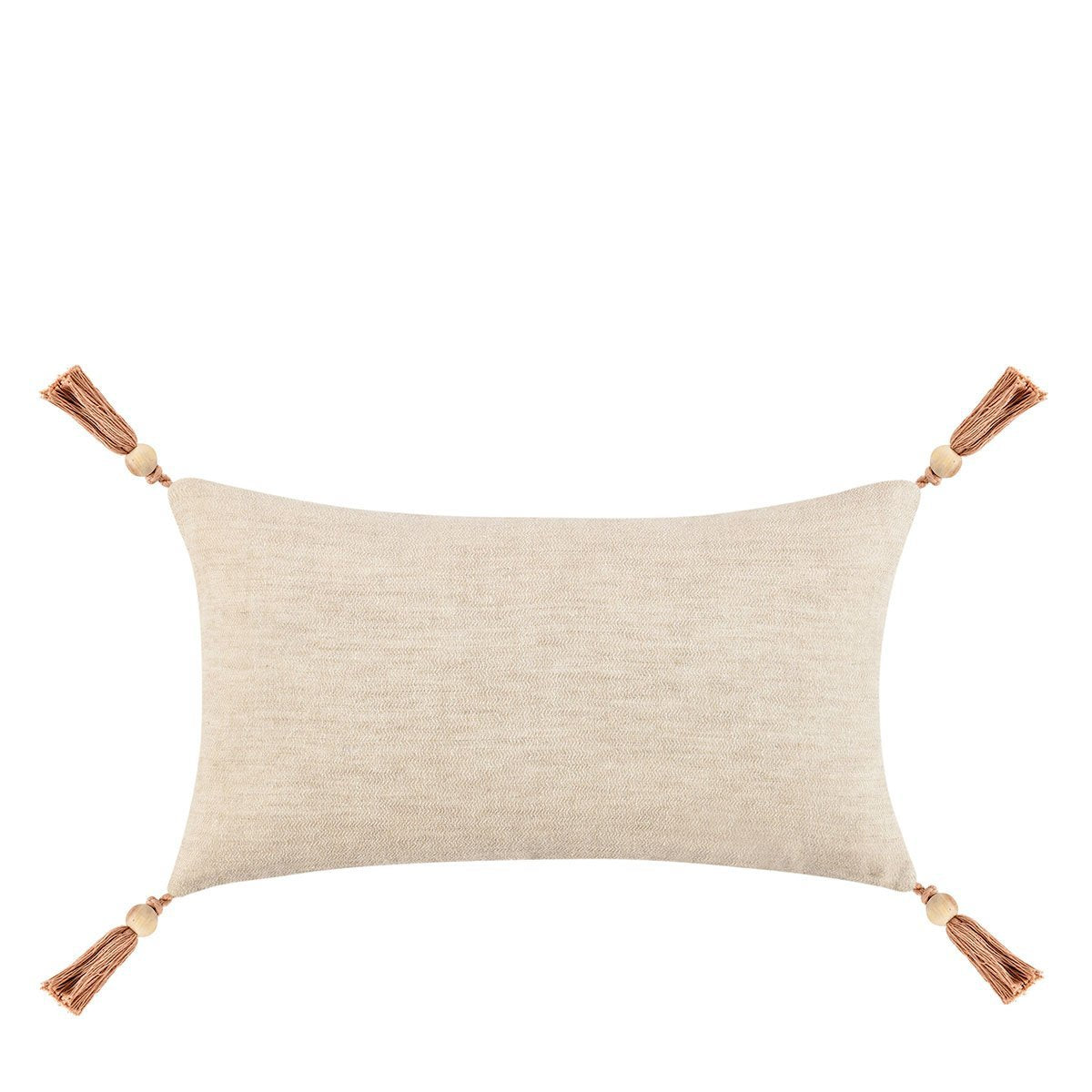 BW Sherry Solid Natural/Hazel 14x26 Throw Pillow (Set of 2) - Ornate Home