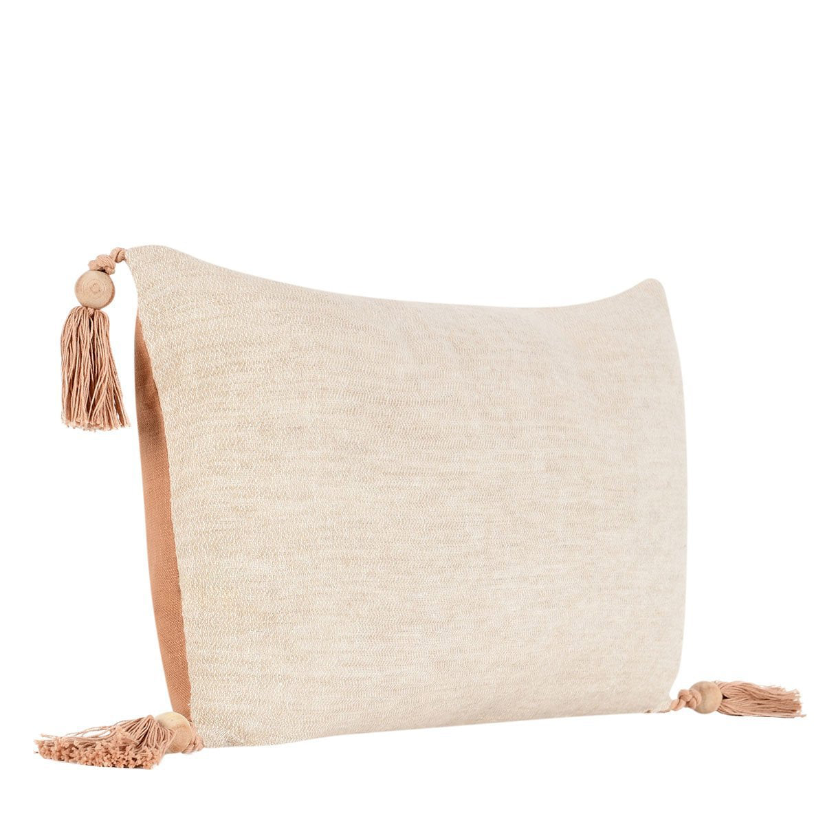 BW Sherry Solid Natural/Hazel 14x26 Throw Pillow (Set of 2) - Ornate Home
