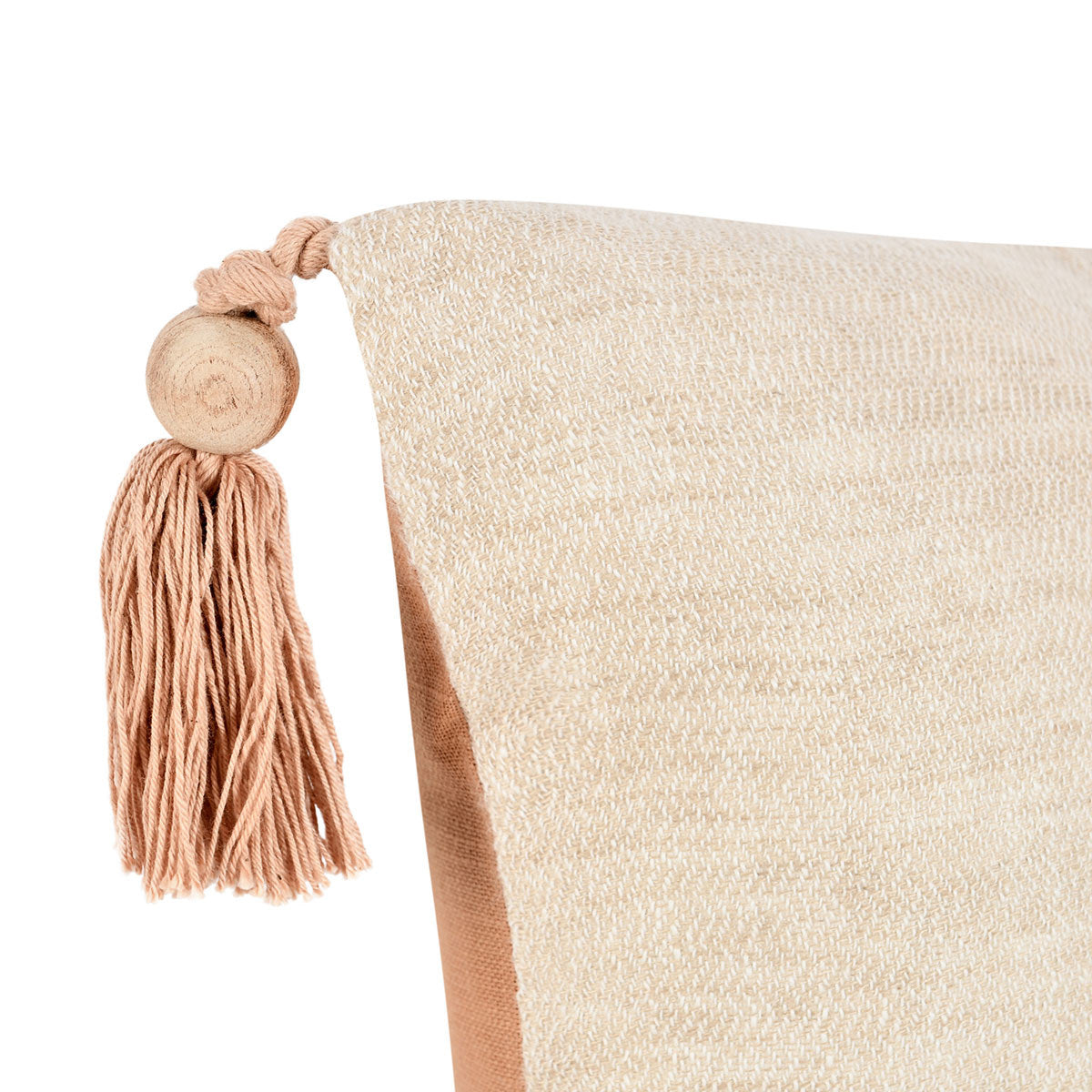 BW Sherry Solid Natural/Hazel 14x26 Throw Pillow (Set of 2) - Ornate Home