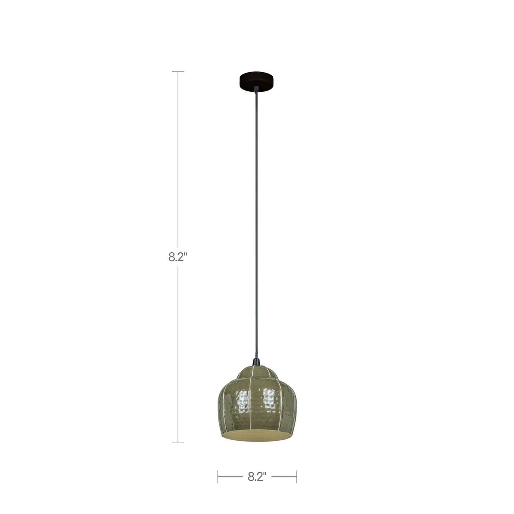 Vida Green Pendant Lamp