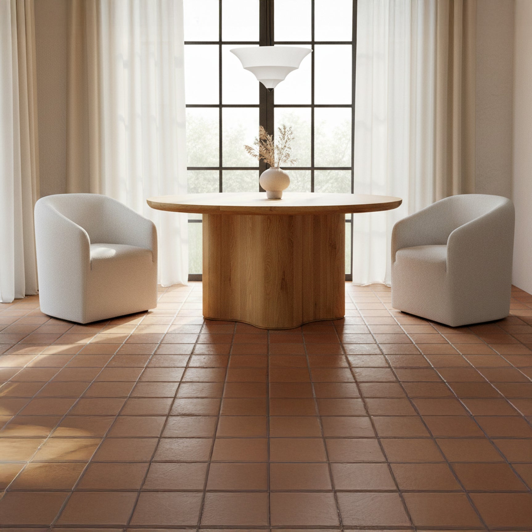 Corrina White Large Pendant Lamp