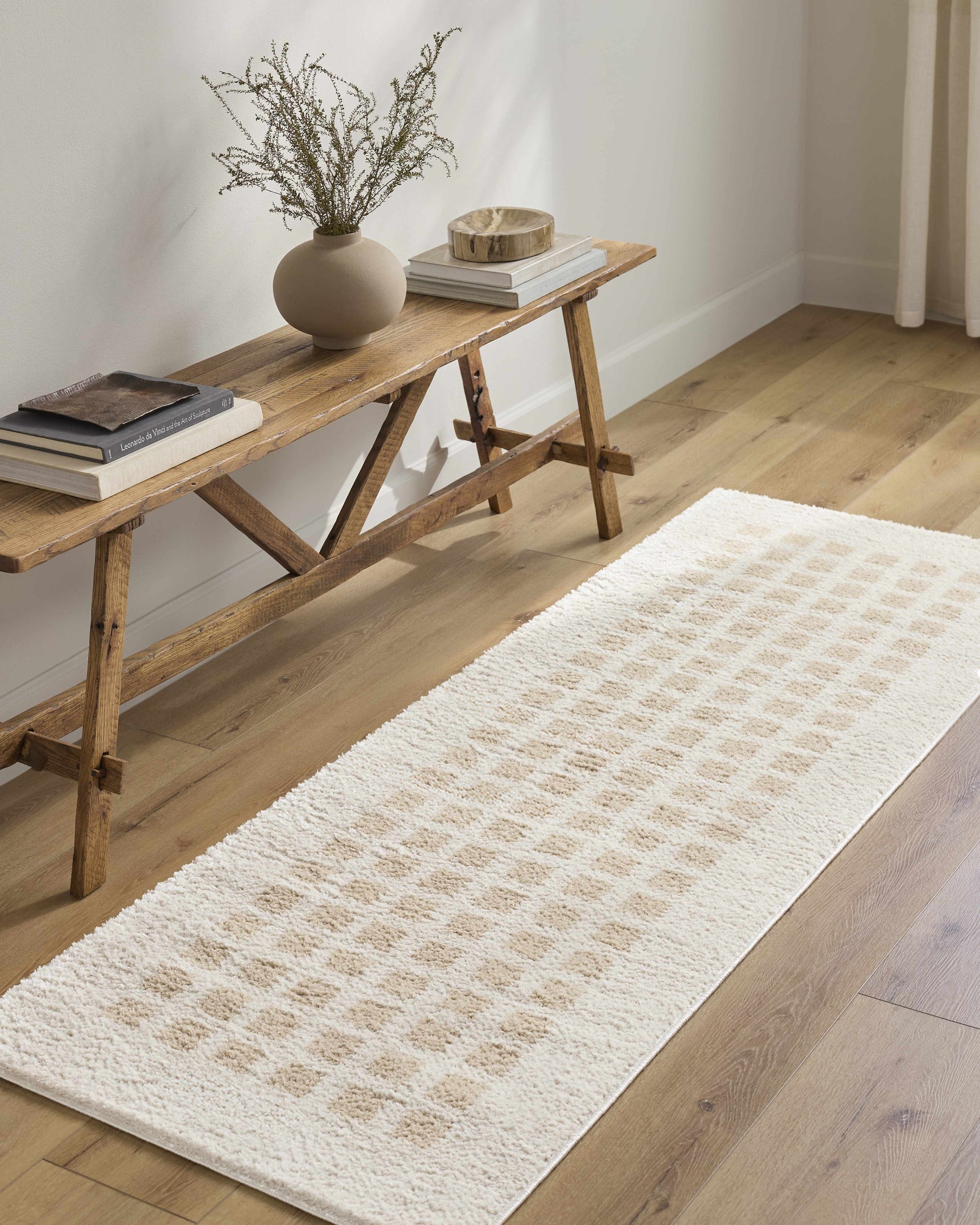 Baback Beige Washable Area Rug - Ornate Home