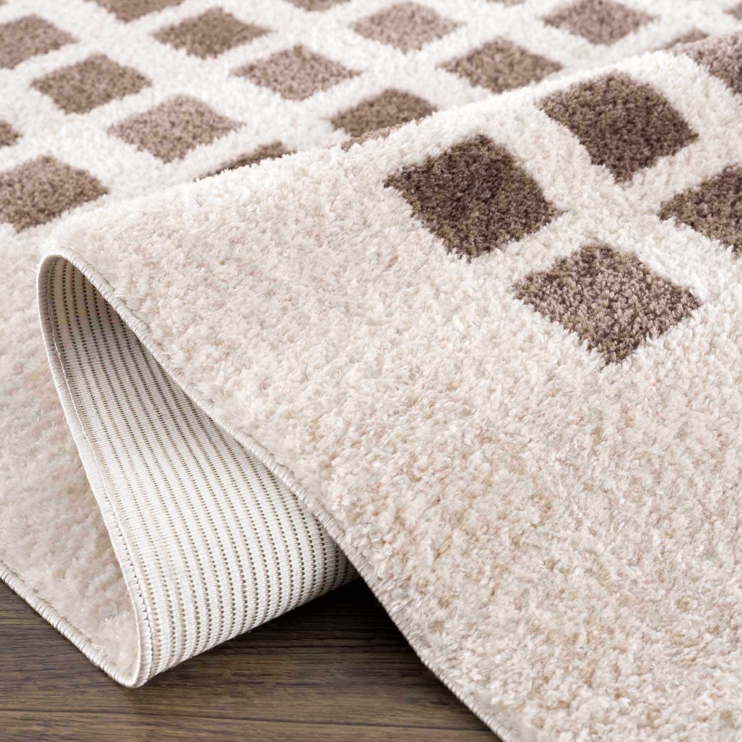 Baback Brown Washable Area Rug - Ornate Home