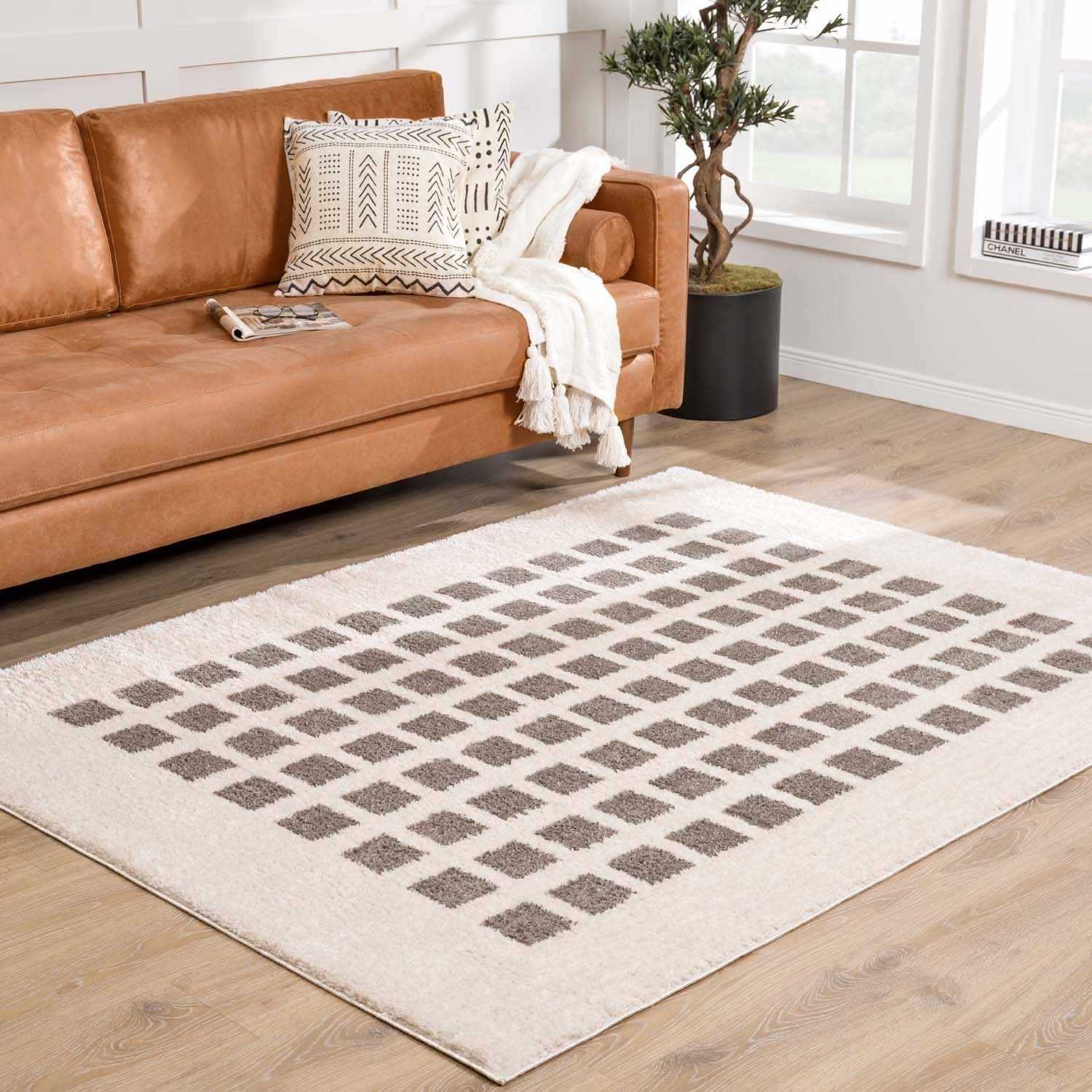 Baback Charcoal Washable Area Rug - Ornate Home
