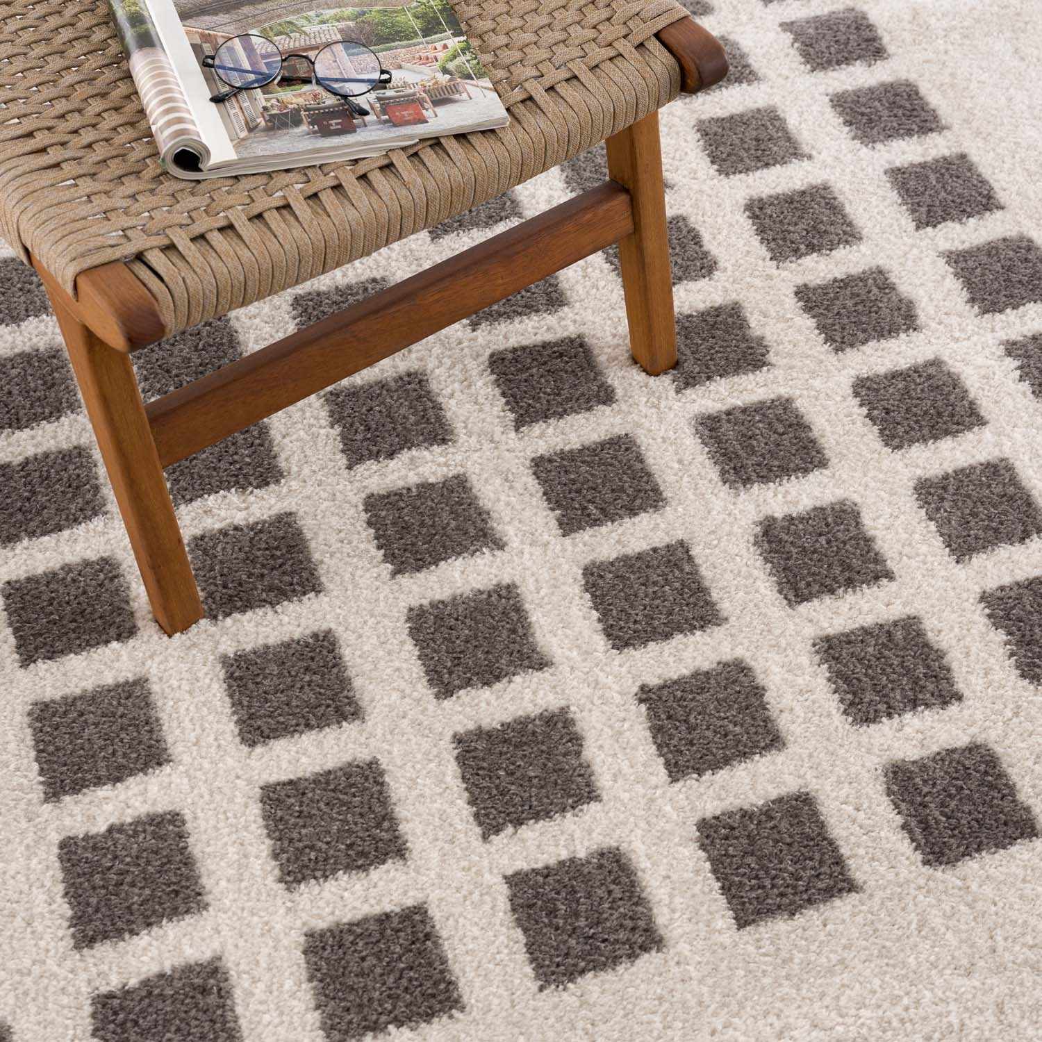 Baback Charcoal Washable Area Rug - Ornate Home