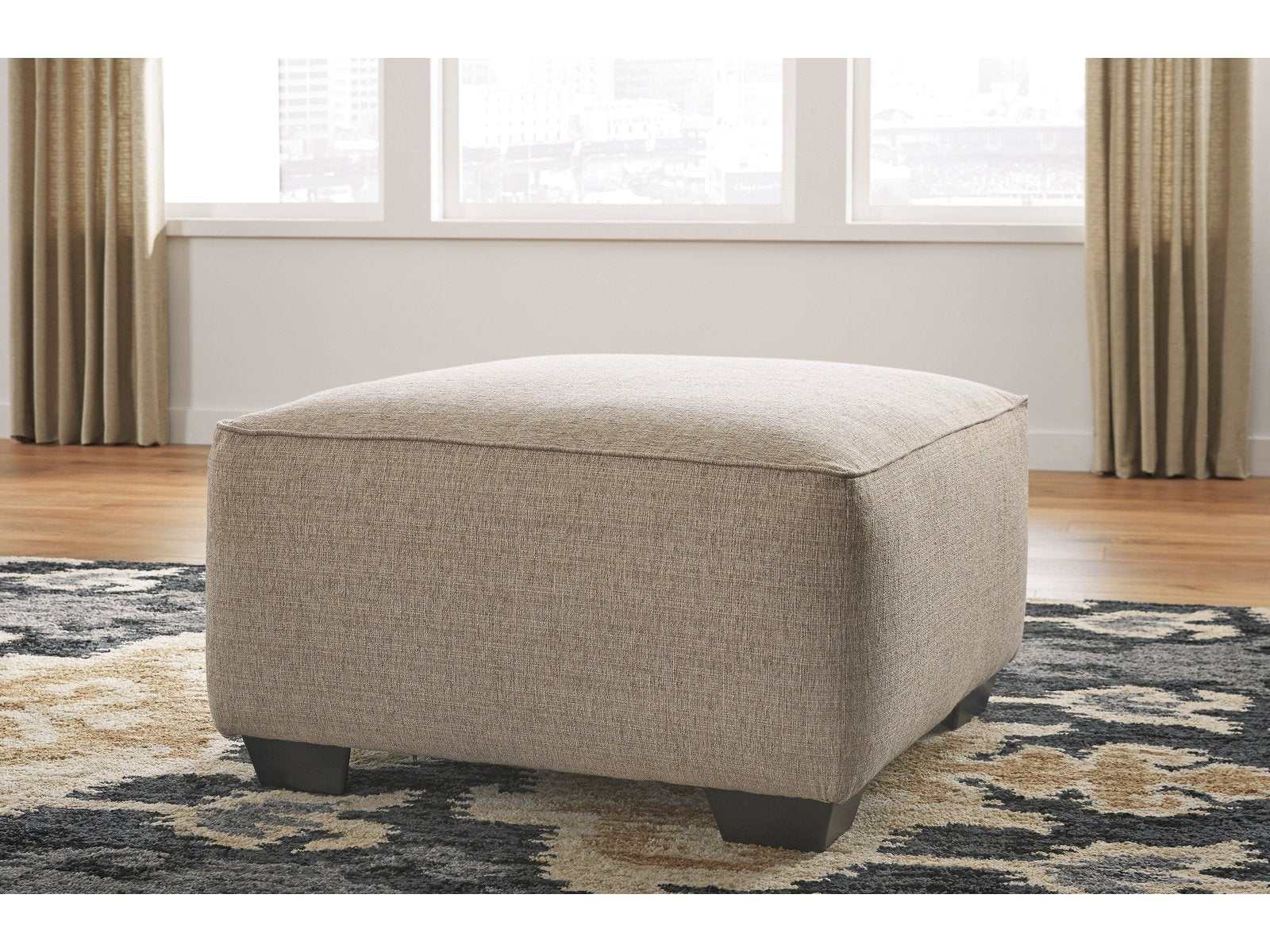 Baceno Hemp Oversized Ottoman (Online Special Price) - Ornate Home