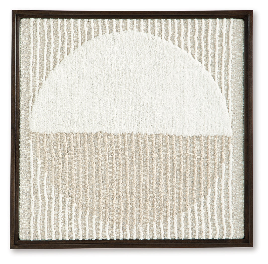 Bachard Tan/White Wall Decor (Online Special Price) - Ornate Home