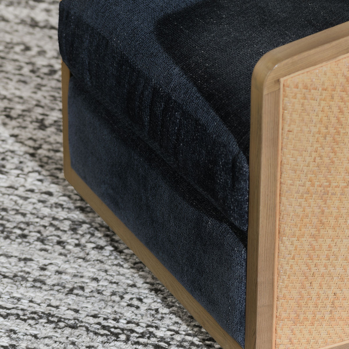 Bahama Estate Blue Swivel Accent Chair - Ornate Home