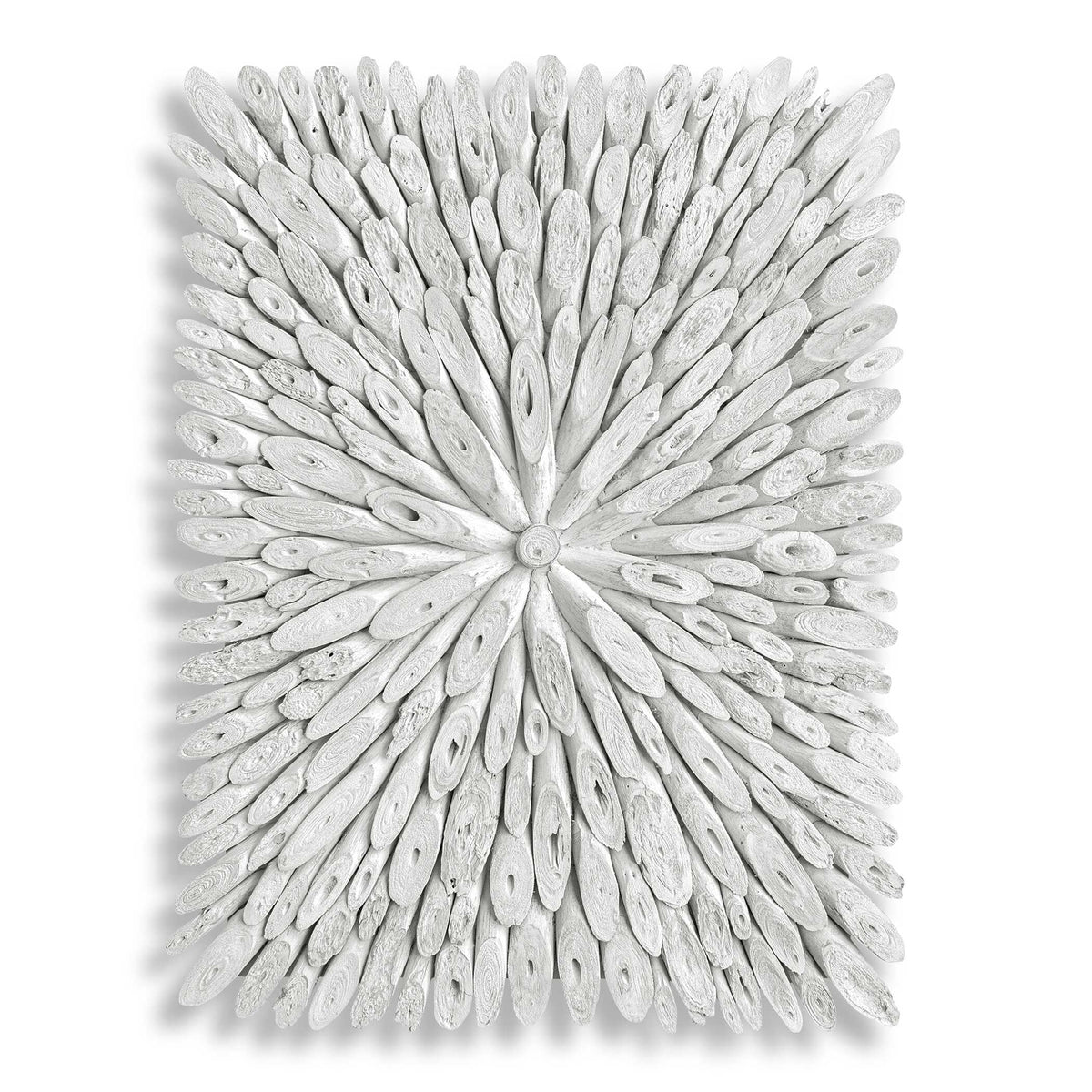 Bahama Wood White Wall Decor - Ornate Home