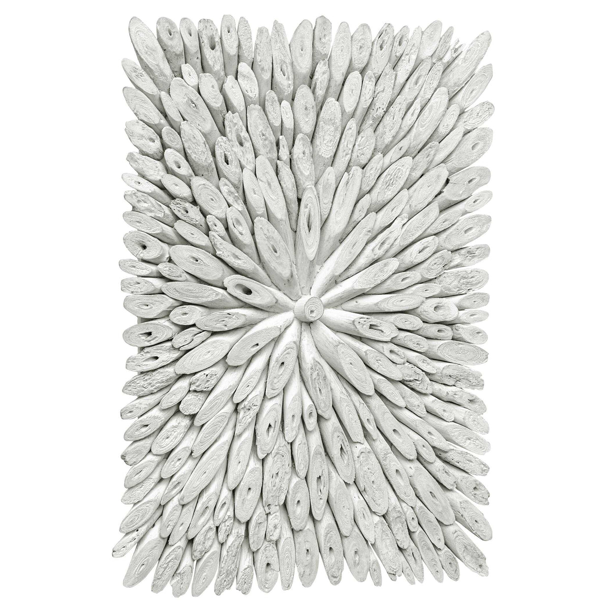 Bahama Wood White Wall Decor - Ornate Home