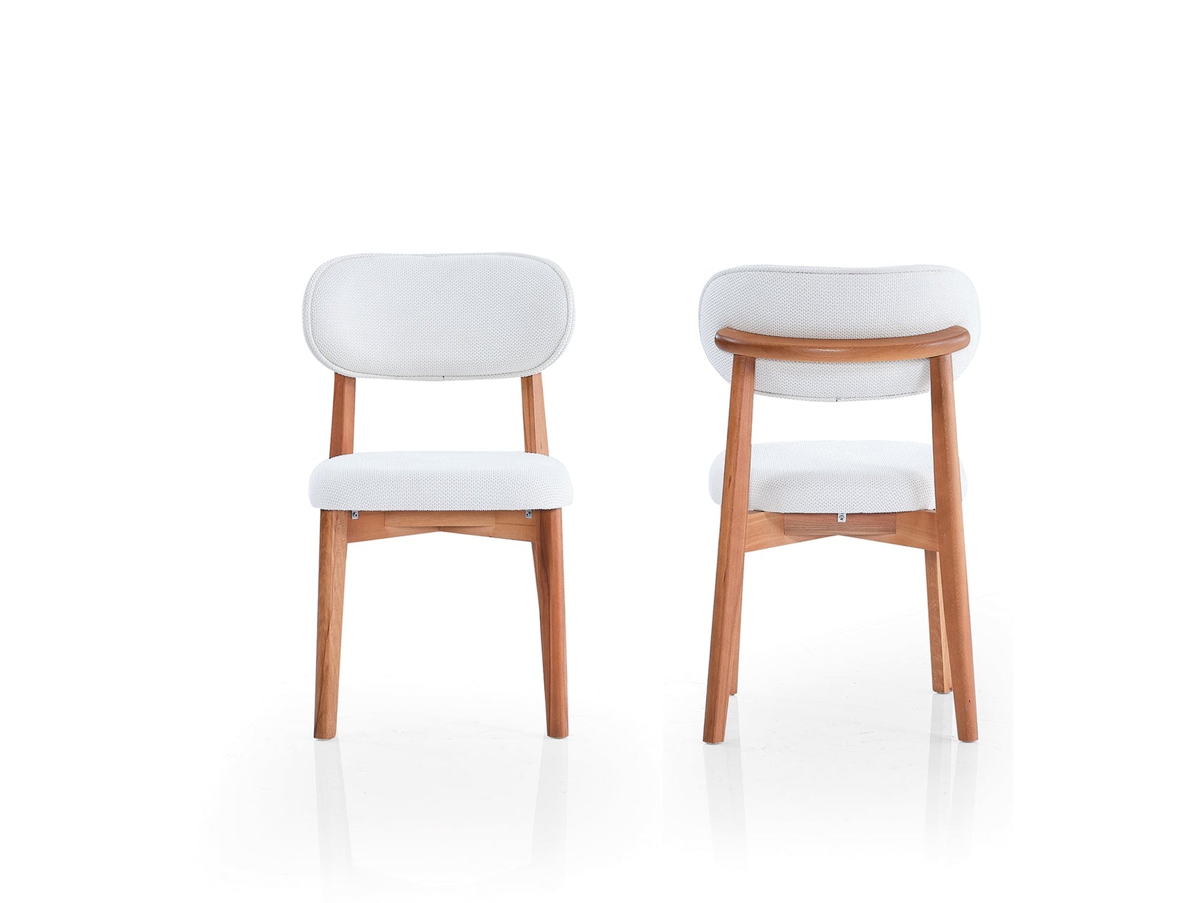 Bahama Walnut/White Dining Chair