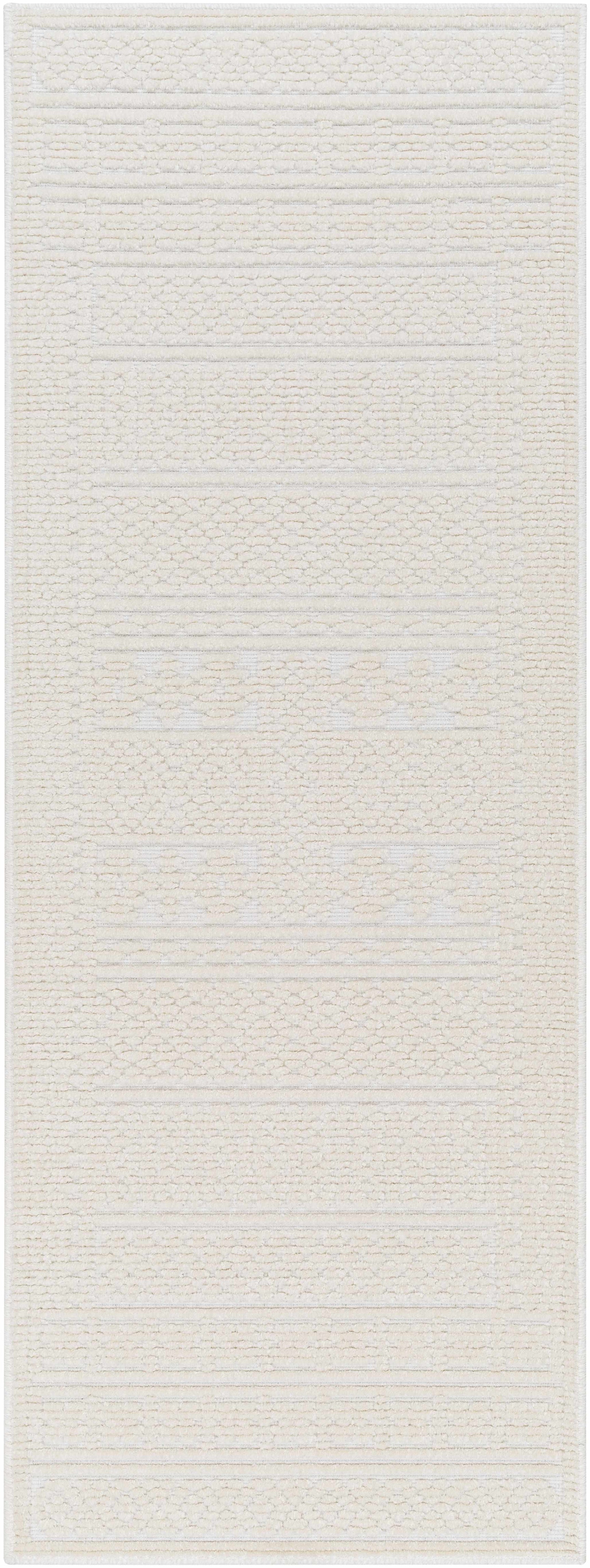 Bahar Cream Washable Area Rug - Ornate Home