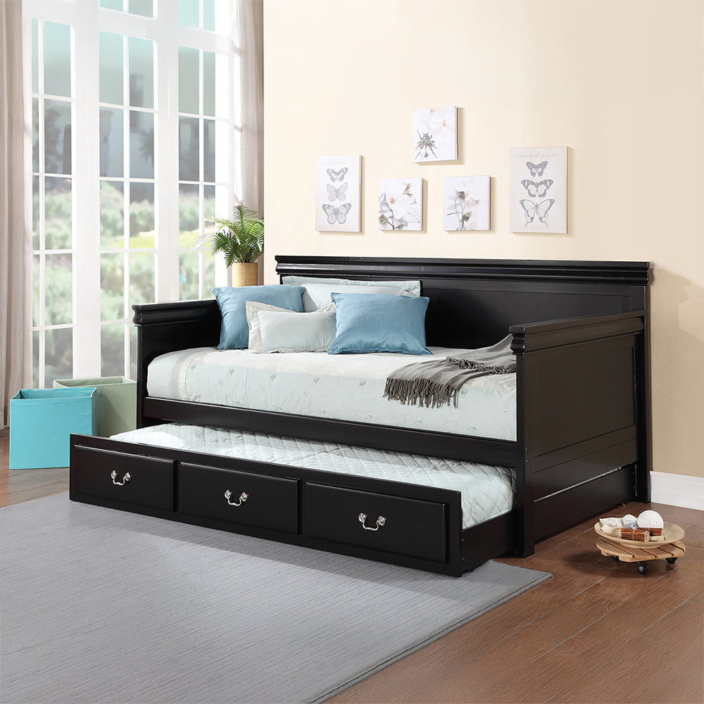 Bailee Black Daybed (Twin Size) - Ornate Home