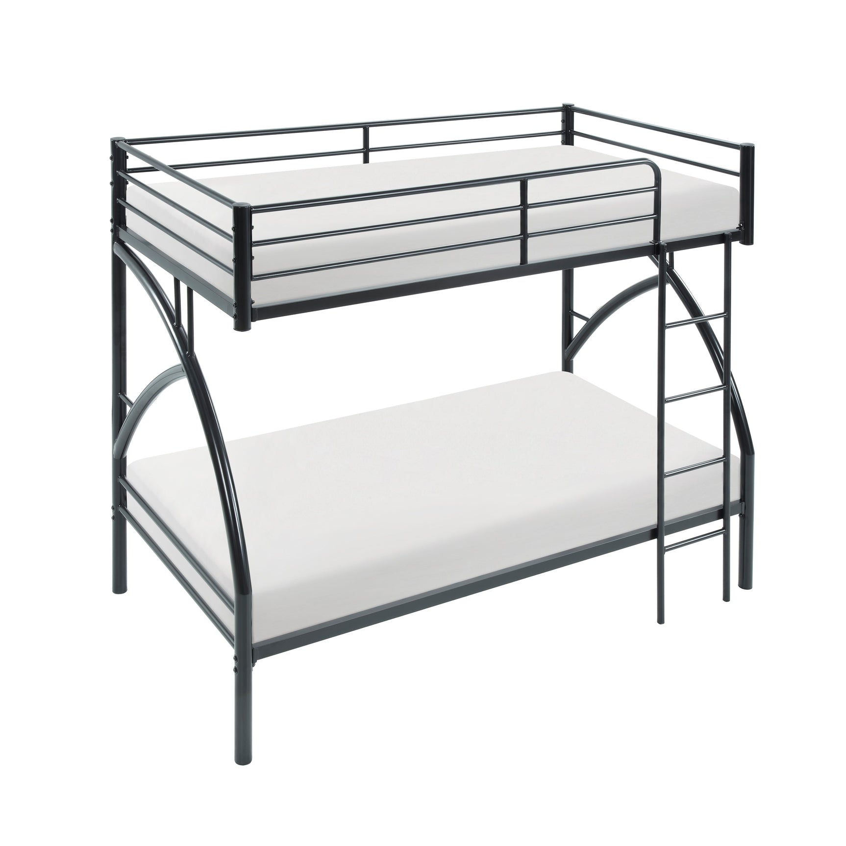 Bailey Black Twin/Twin Bunk Bed - Ornate Home