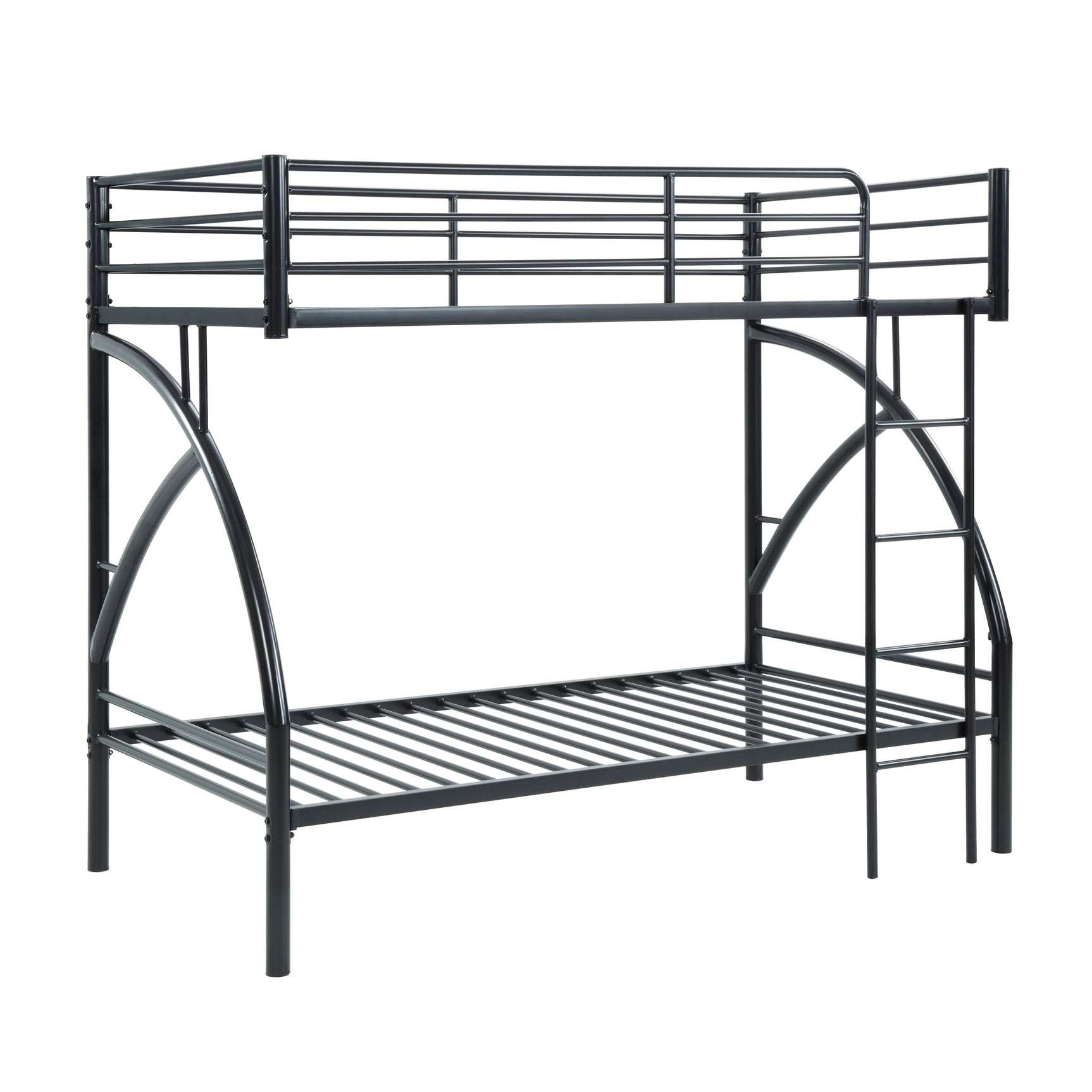 Bailey Black Twin/Twin Bunk Bed - Ornate Home