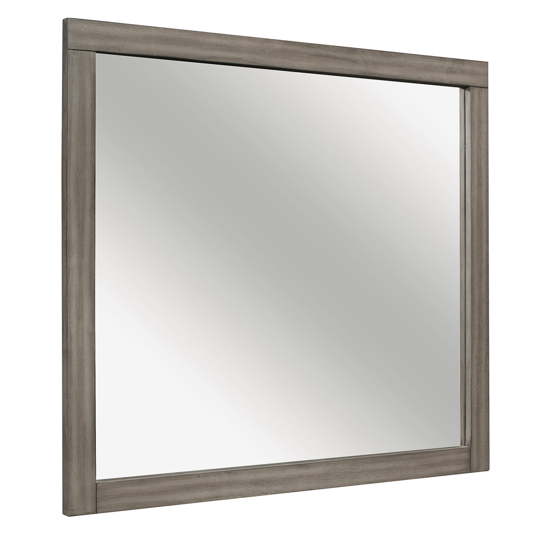 Bainbridge Weathered Gray Mirror - Ornate Home