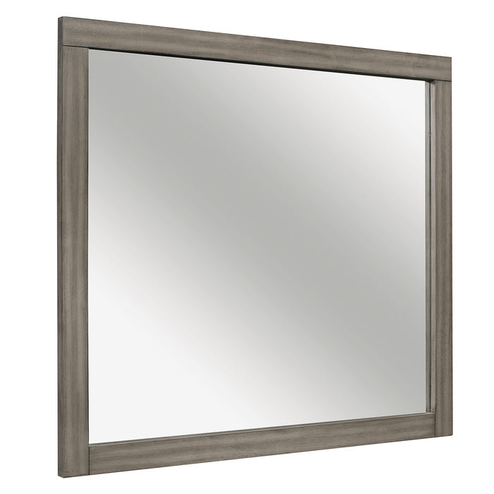 Bainbridge Weathered Gray Mirror - Ornate Home