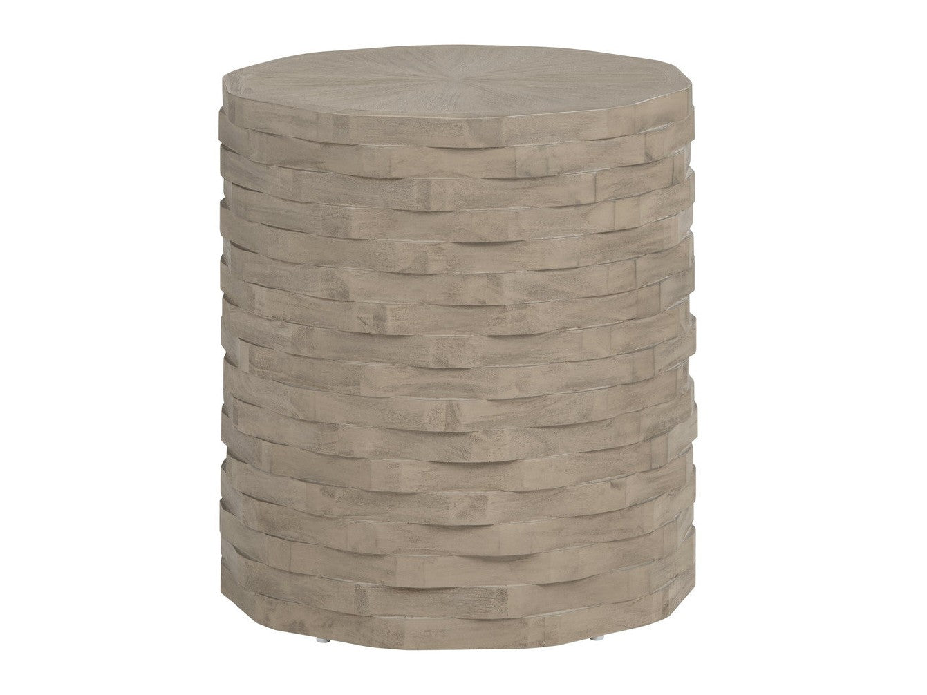 Baker Tan End Table - Ornate Home