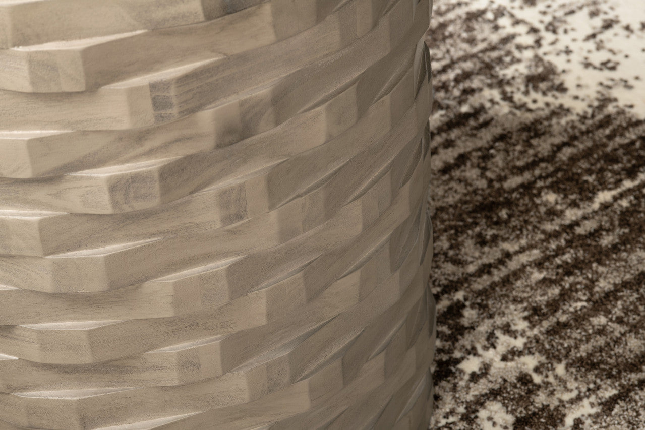 Baker Tan End Table - Ornate Home