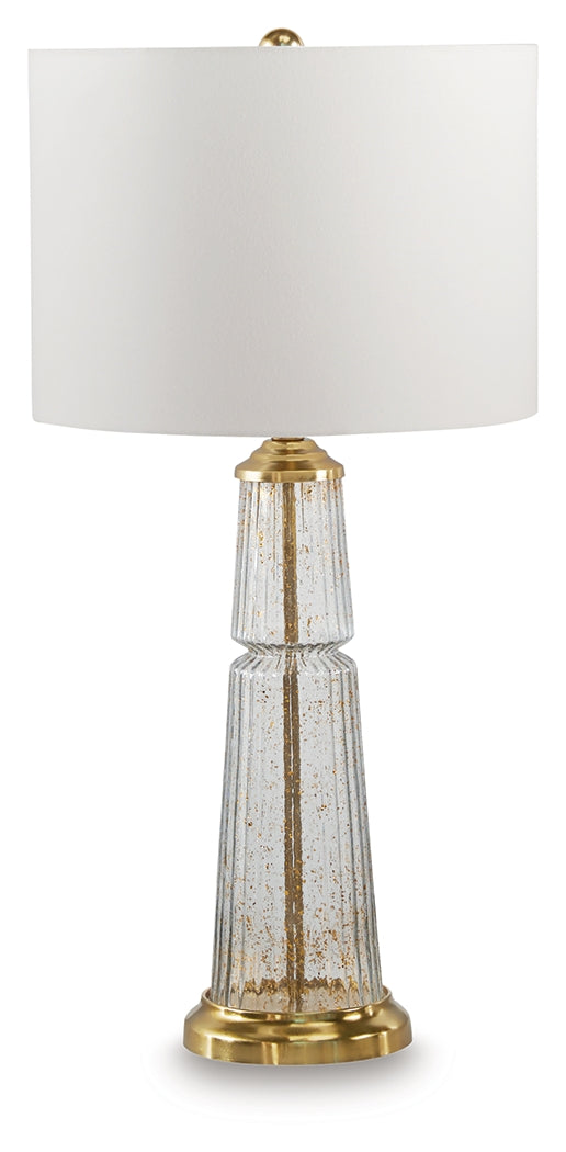Bakersboro Clear/Gold Finish Table Lamp - Ornate Home