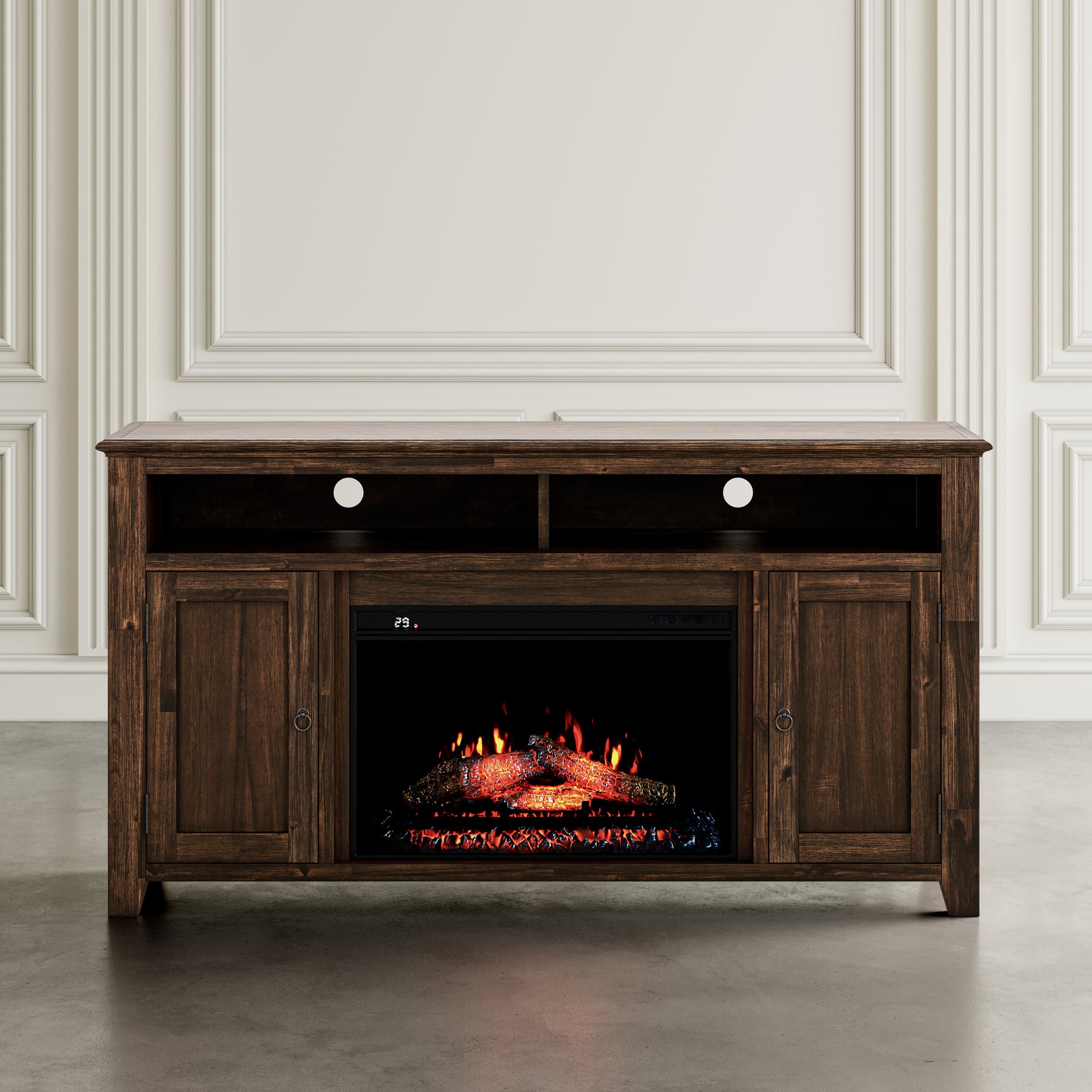 Bakersfield Bakersfield 60 Fireplace with Logset - Ornate Home
