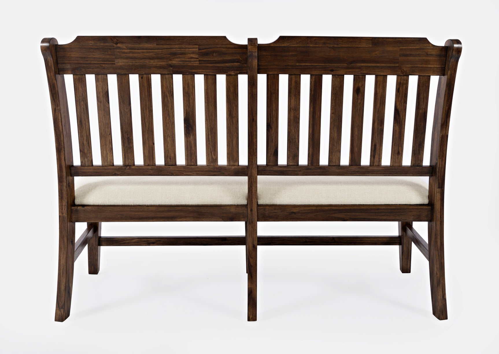 Bakersfield Brown/Cream Dining Bench - Ornate Home
