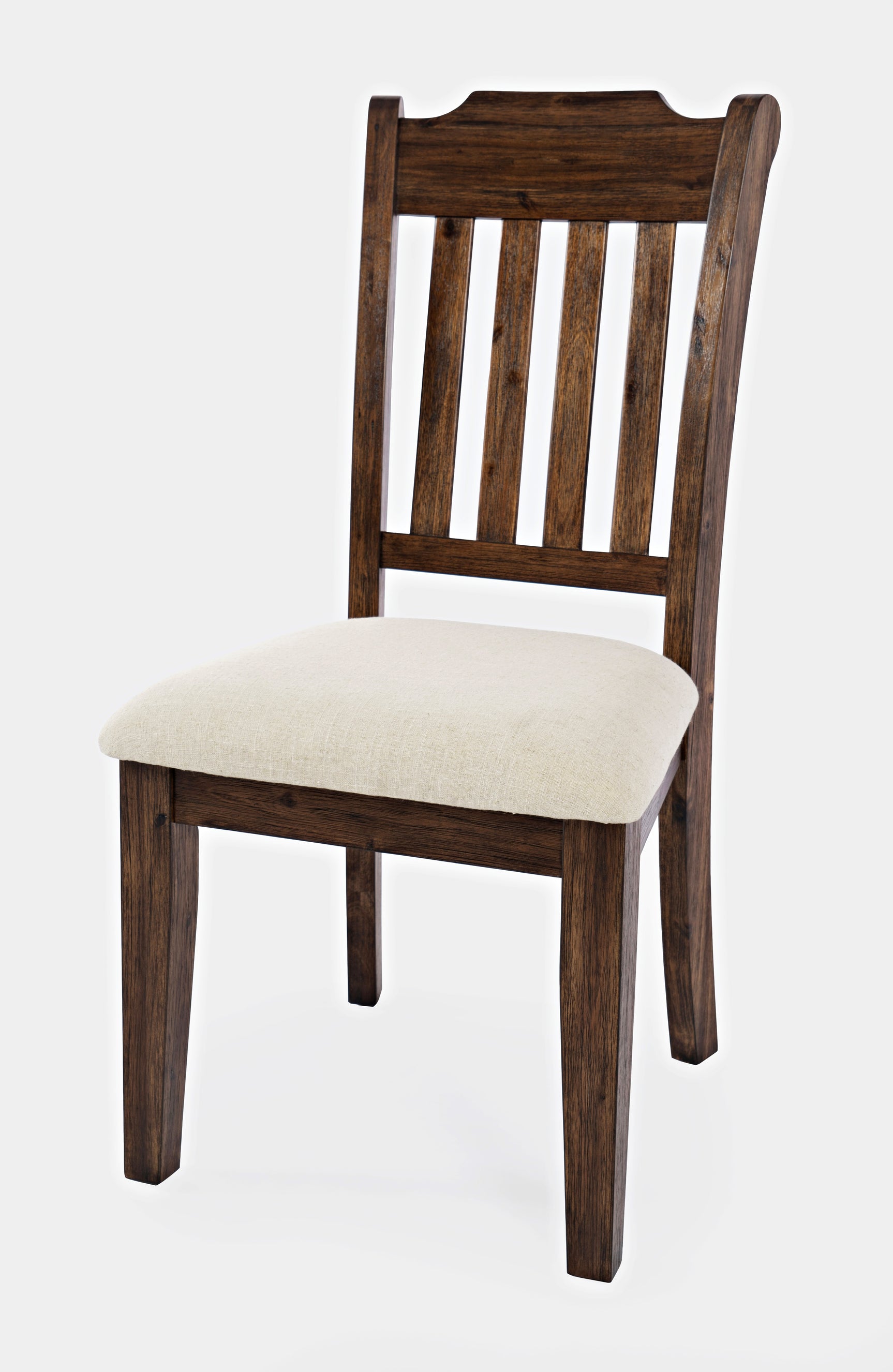 Bakersfield Brown/Cream Slatback Chair (Set of 2) - Ornate Home