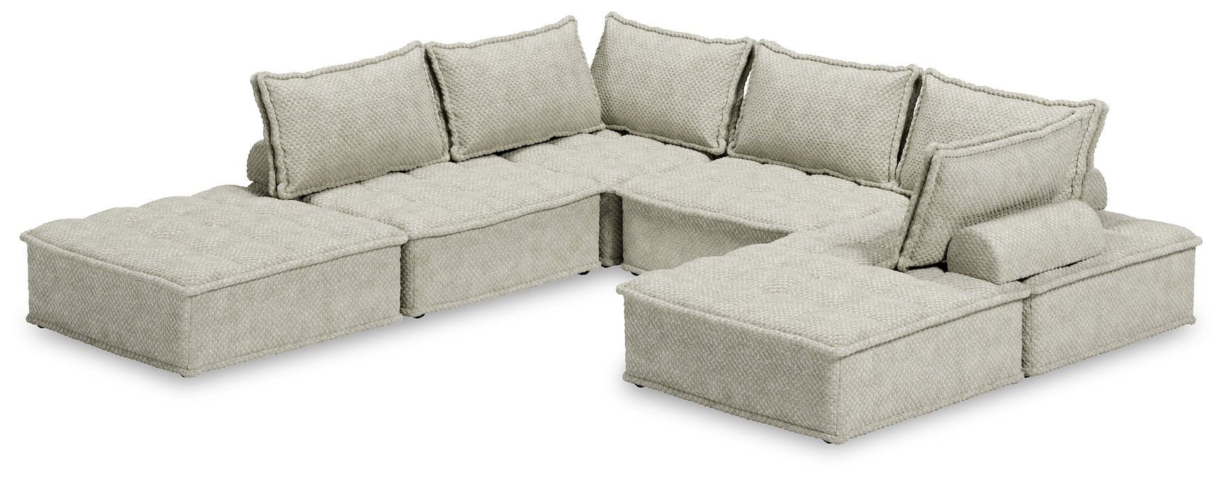 Bales Taupe 6-Piece Modular Seating - Ornate Home