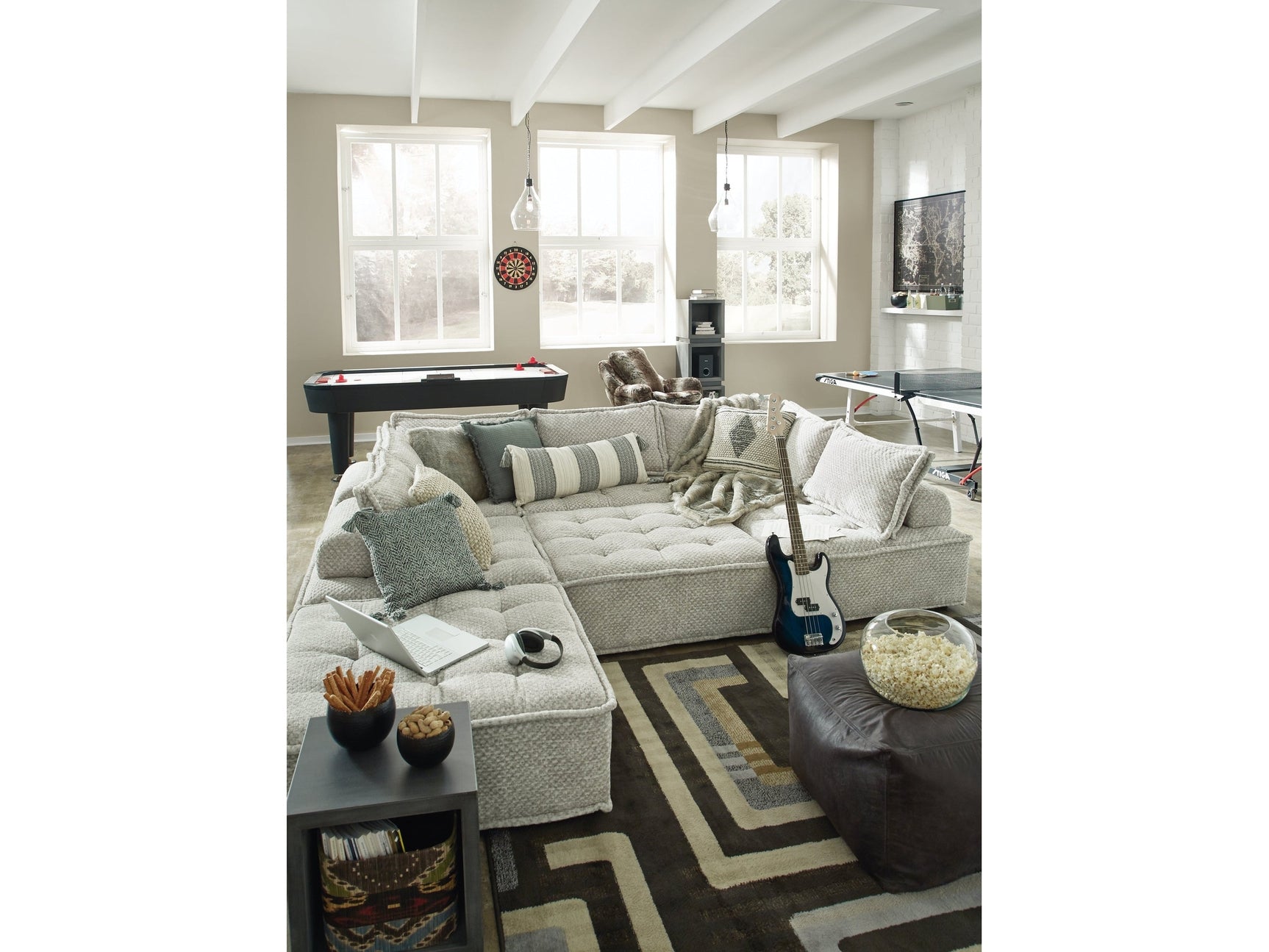 Bales Taupe 7-Piece Modular Seating (Online Special Price) - Ornate Home