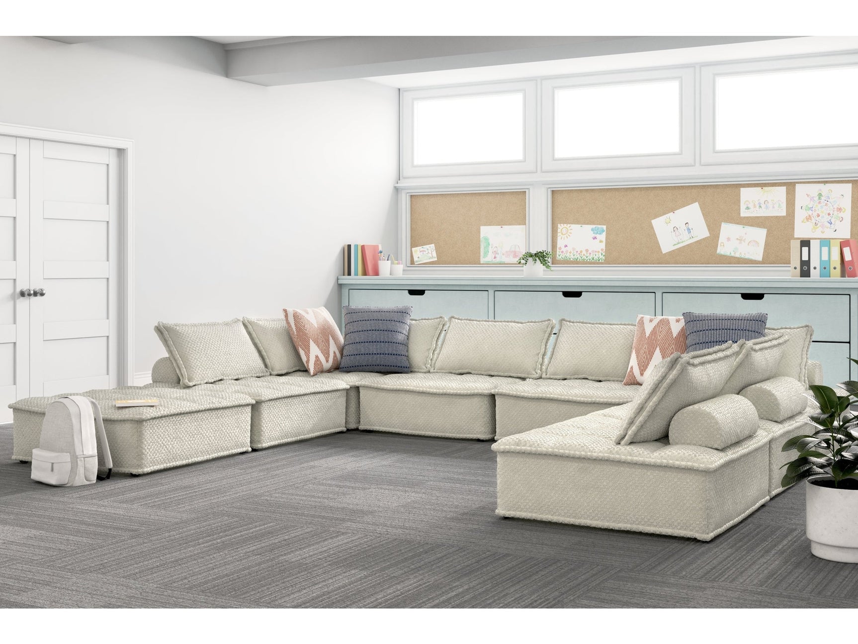 Bales Taupe 8-Piece Modular Seating (Online Special Price) - Ornate Home