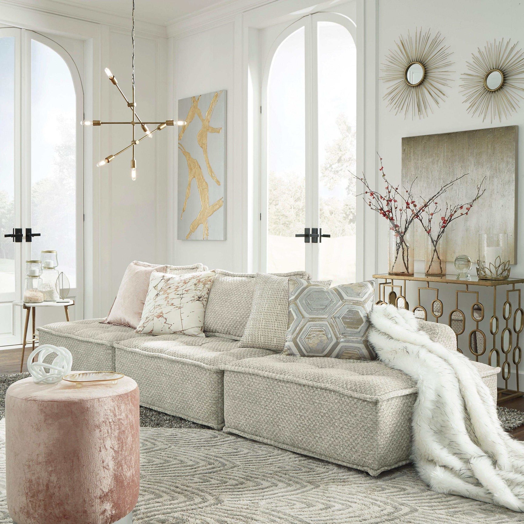 Bales Taupe Gray Accent Chair (Online Special Price) - Ornate Home