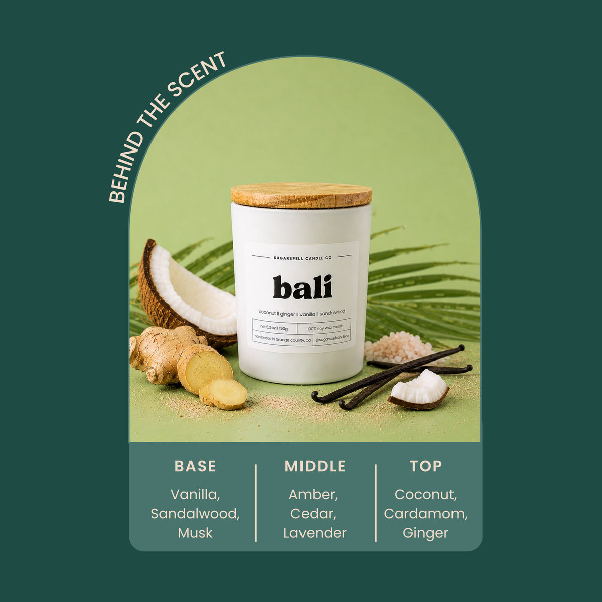Bali 5.3oz Soy Candle - Ornate Home