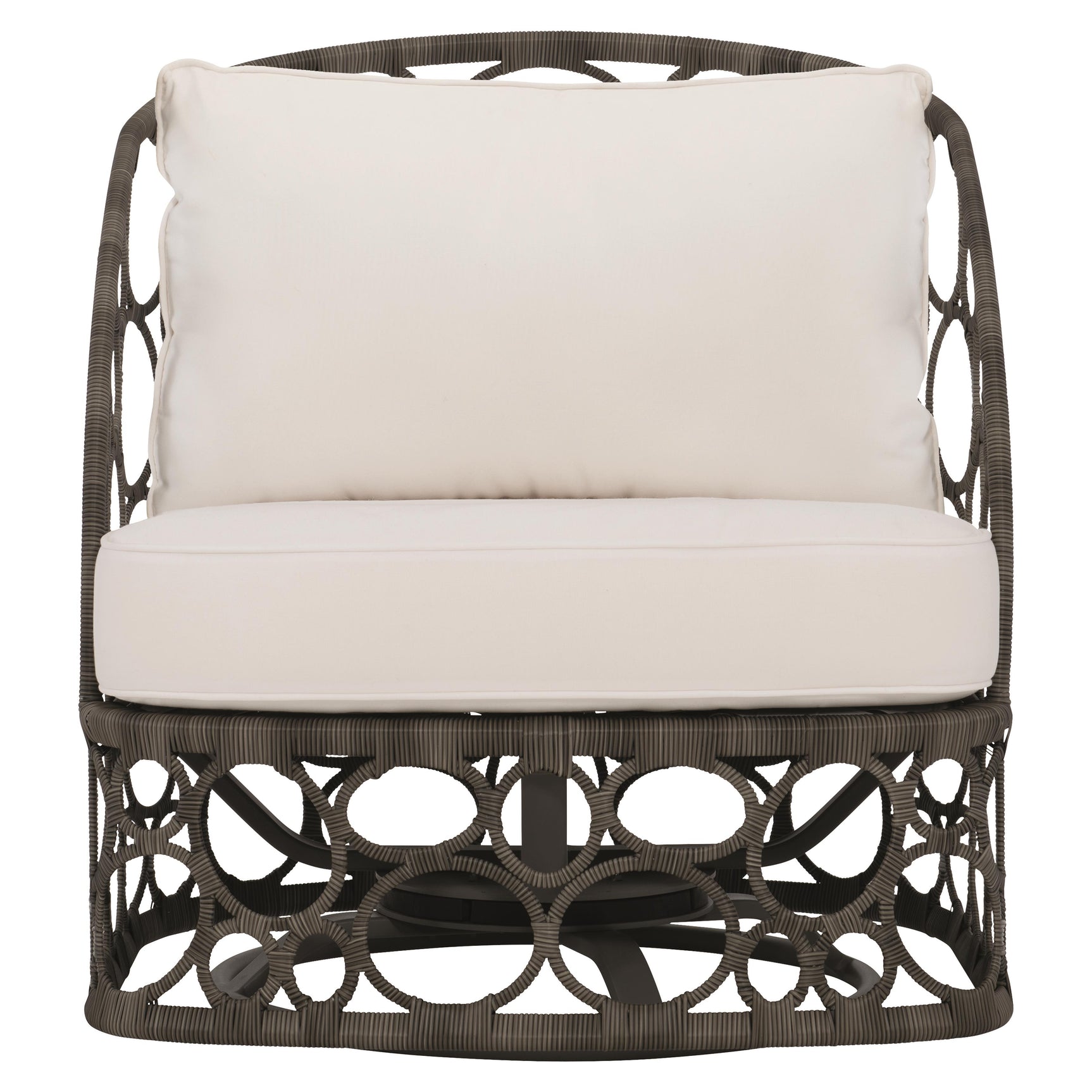 Bali Peppercorn/White/Cream Outdoor Chair - Ornate Home