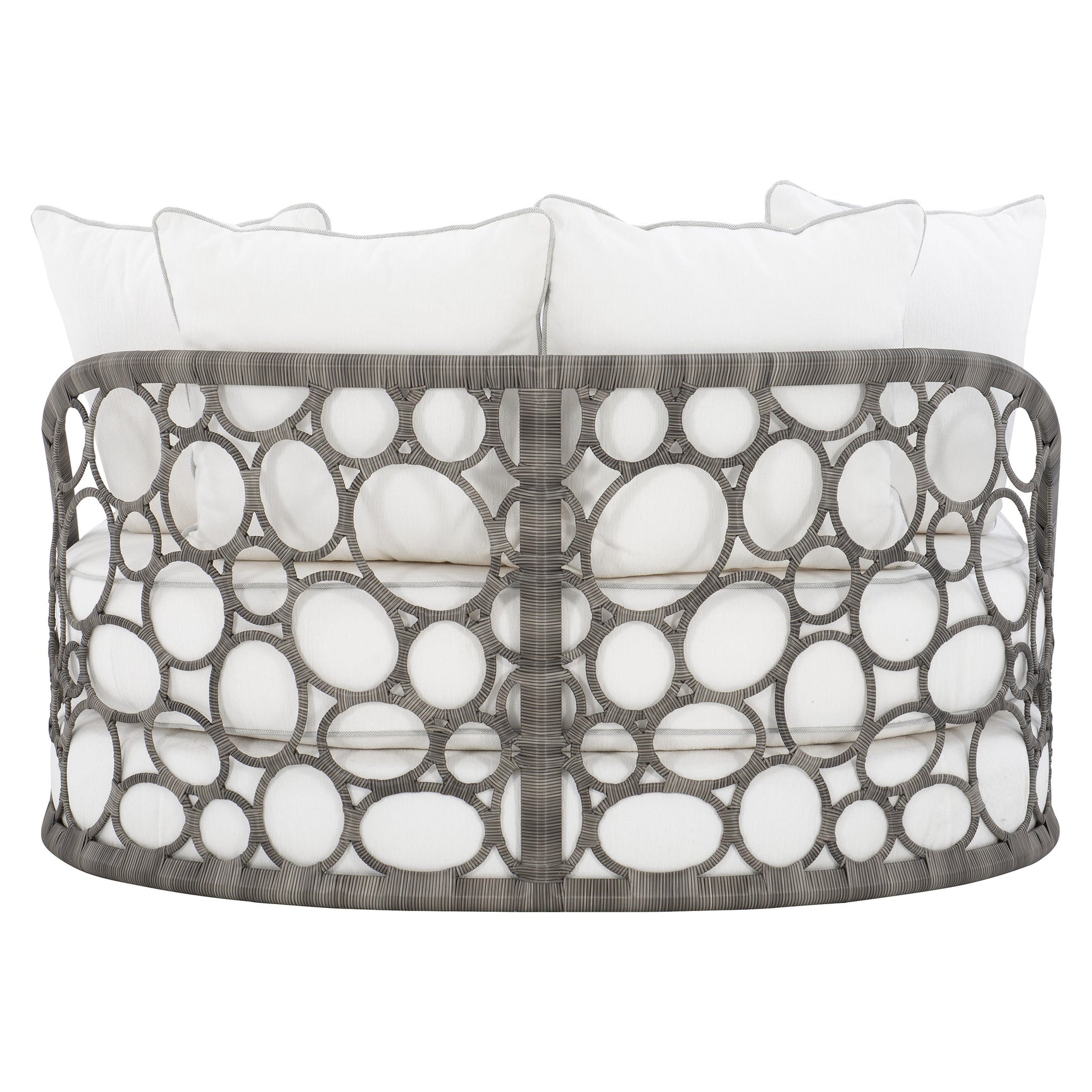 Bali Peppercorn/White/Cream Outdoor Daybed - Ornate Home