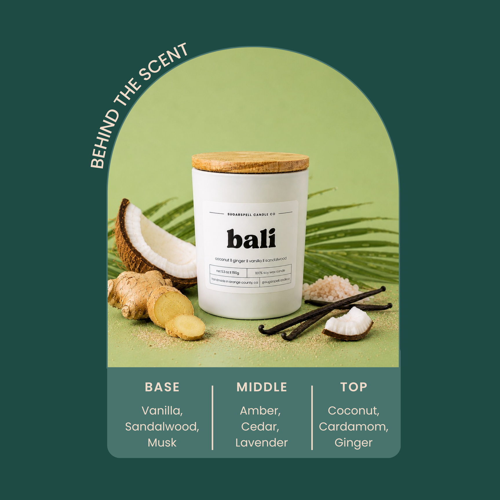 Bali 5.3oz Soy Candle