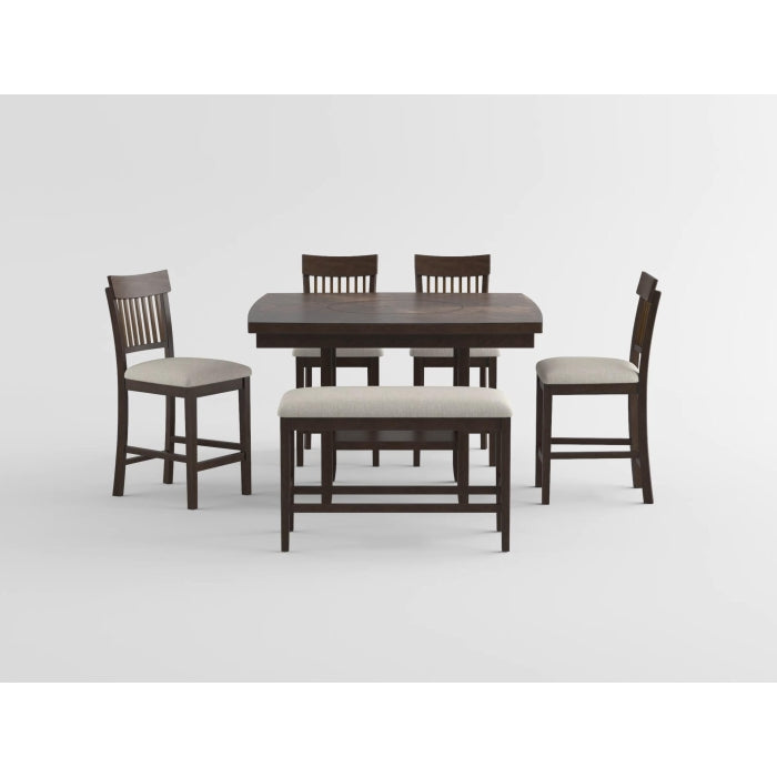 Balin Brown Counter Height Table - Ornate Home