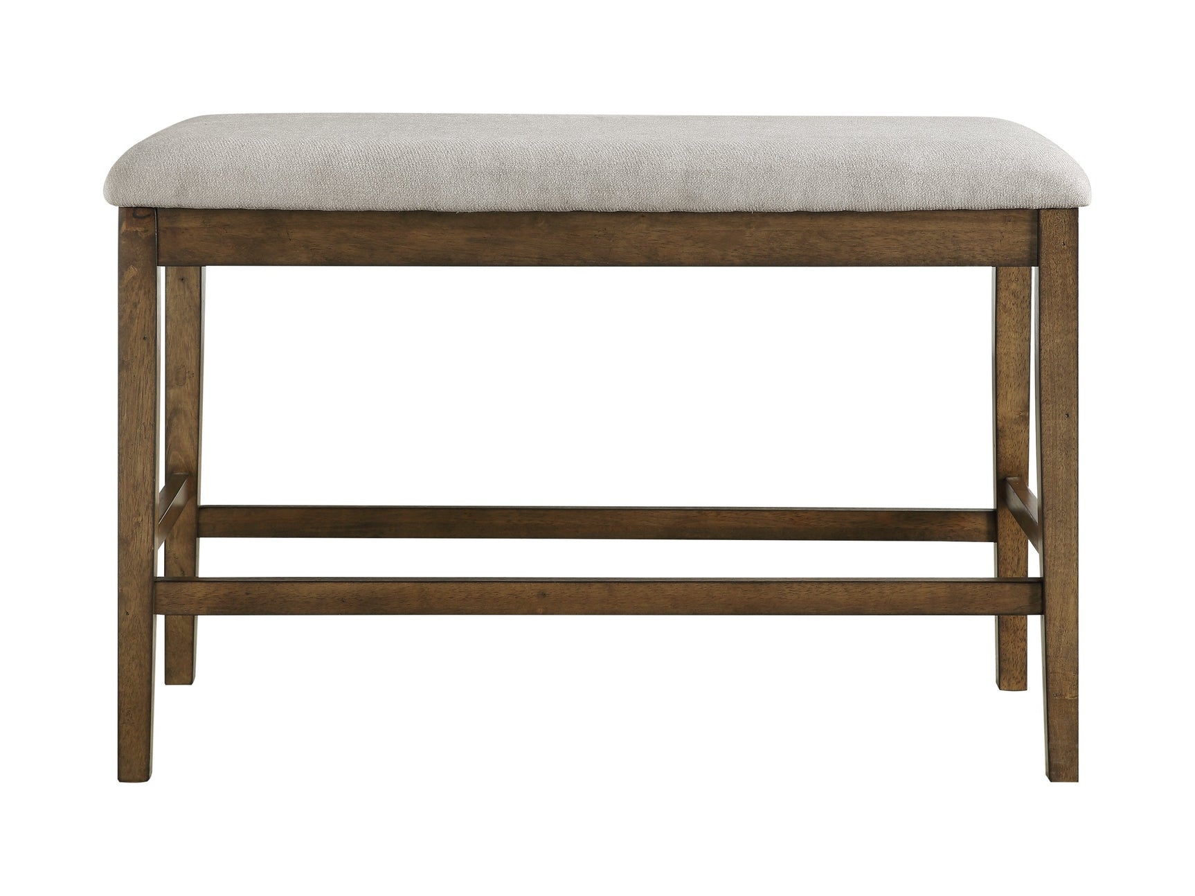 Balin Light Oak/Gray Counter Height Bench - Ornate Home