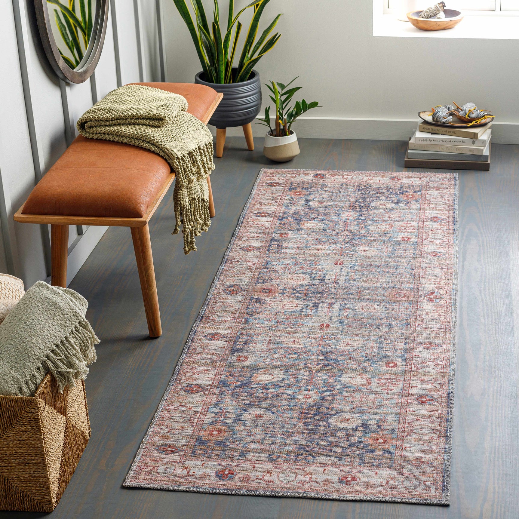 Balindong Washable Printed Jute Rug - Clearance - Ornate Home
