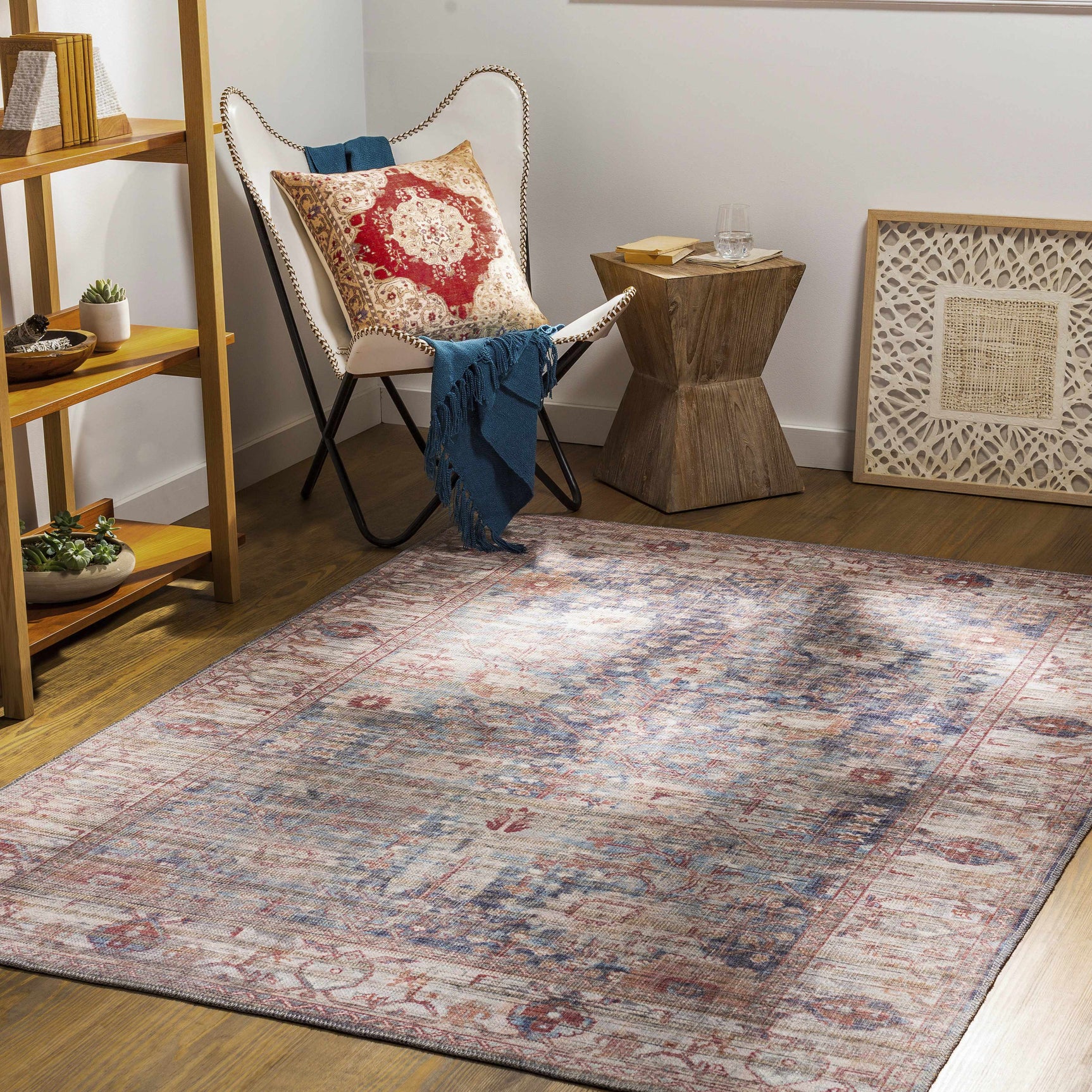 Balindong Washable Printed Jute Rug - Clearance - Ornate Home