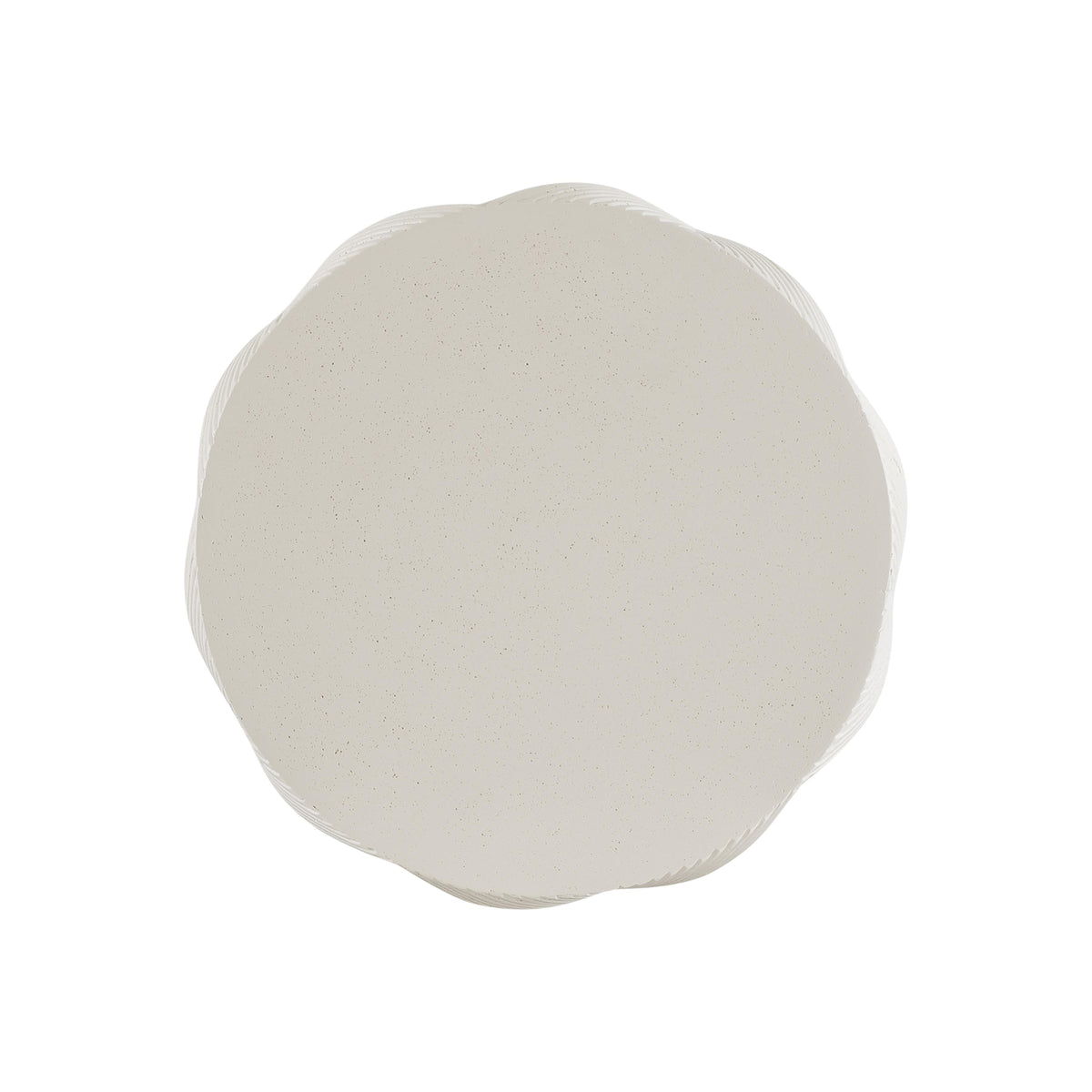 Ballantyne White Outdoor Side Table - Ornate Home