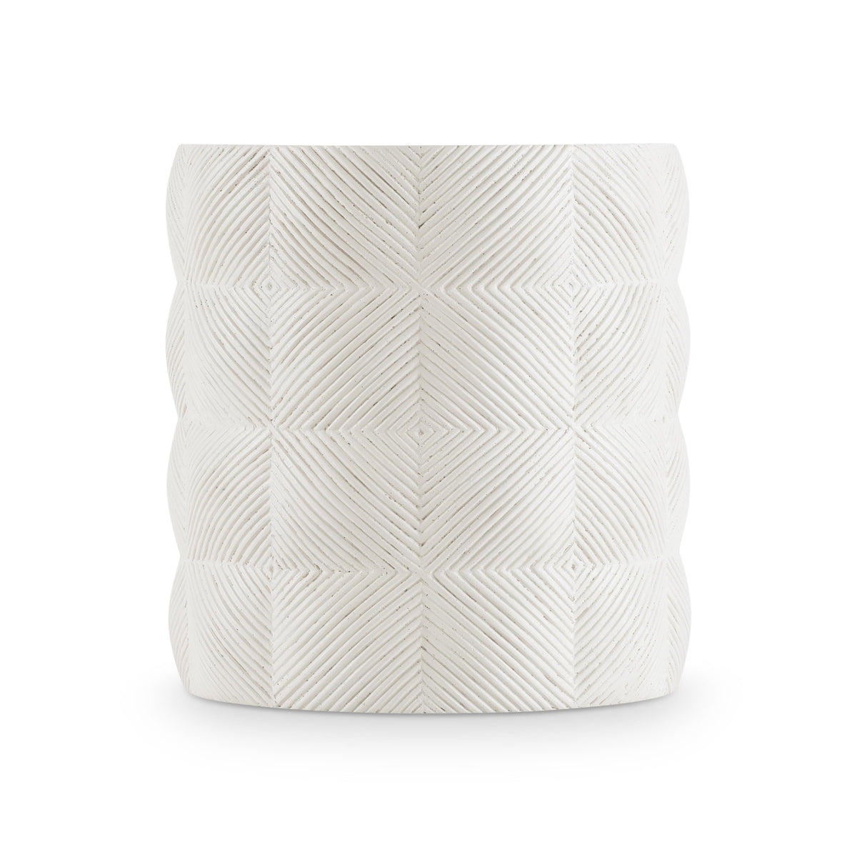 Ballantyne White Outdoor Side Table - Ornate Home