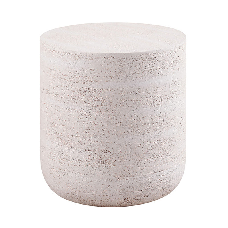 Balma Off-White End Table