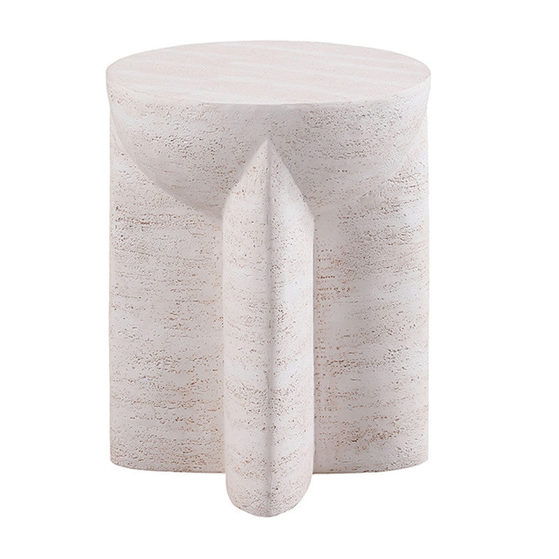 Balma Off-White Side Table