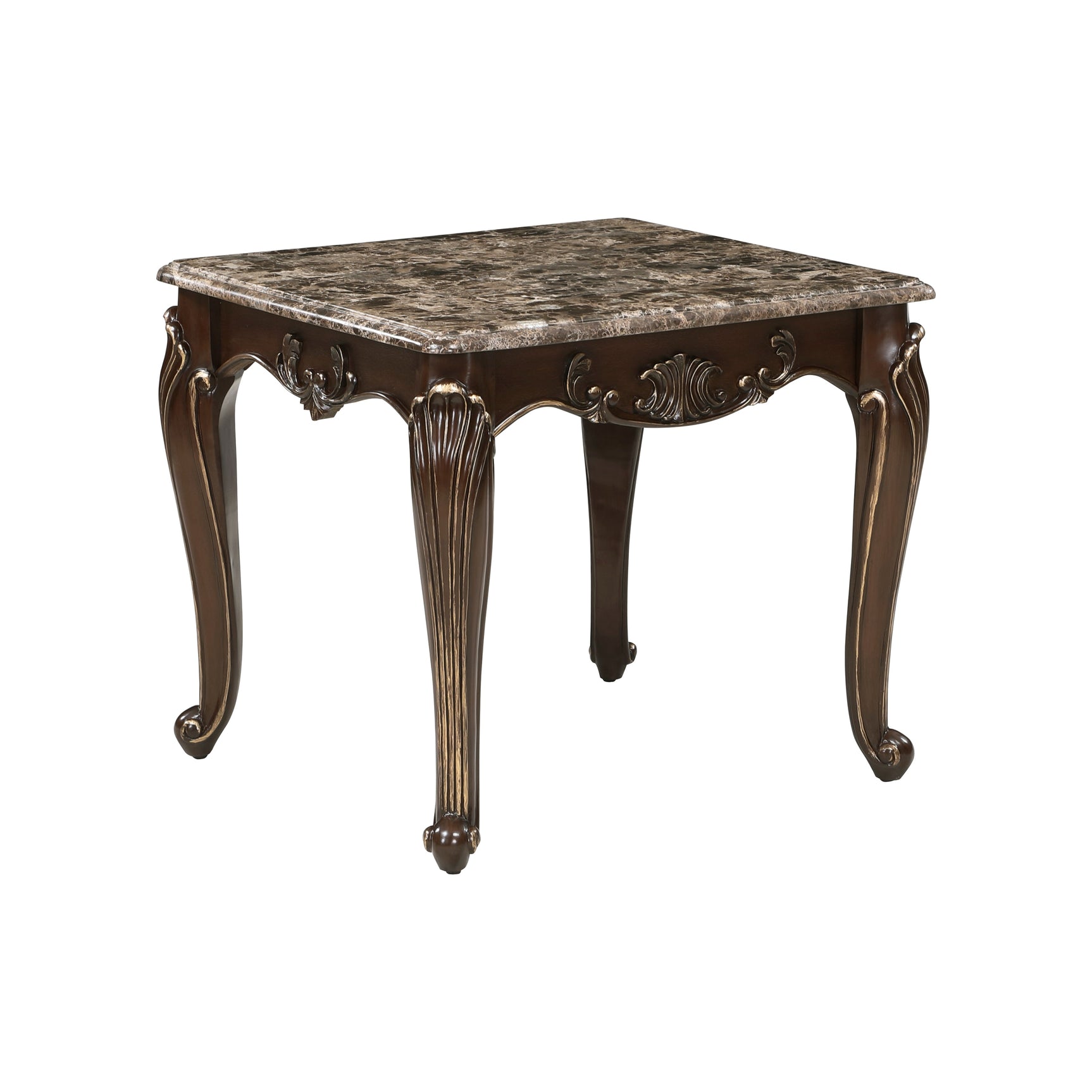 Balthasar Brown End Table - Ornate Home