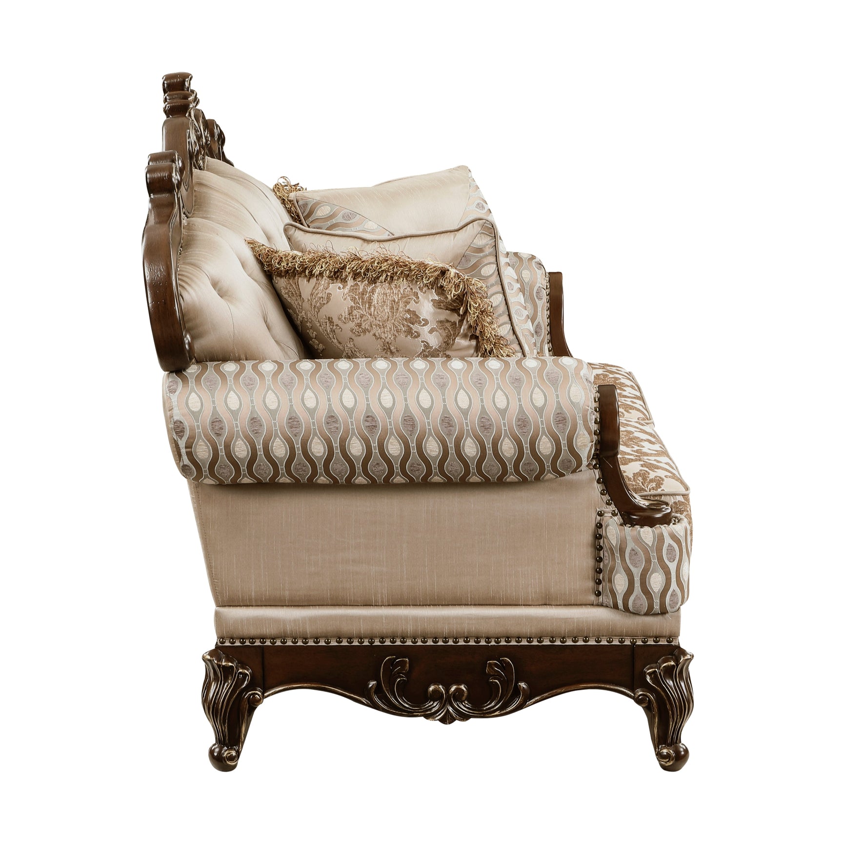Balthasar Brown Loveseat - Ornate Home