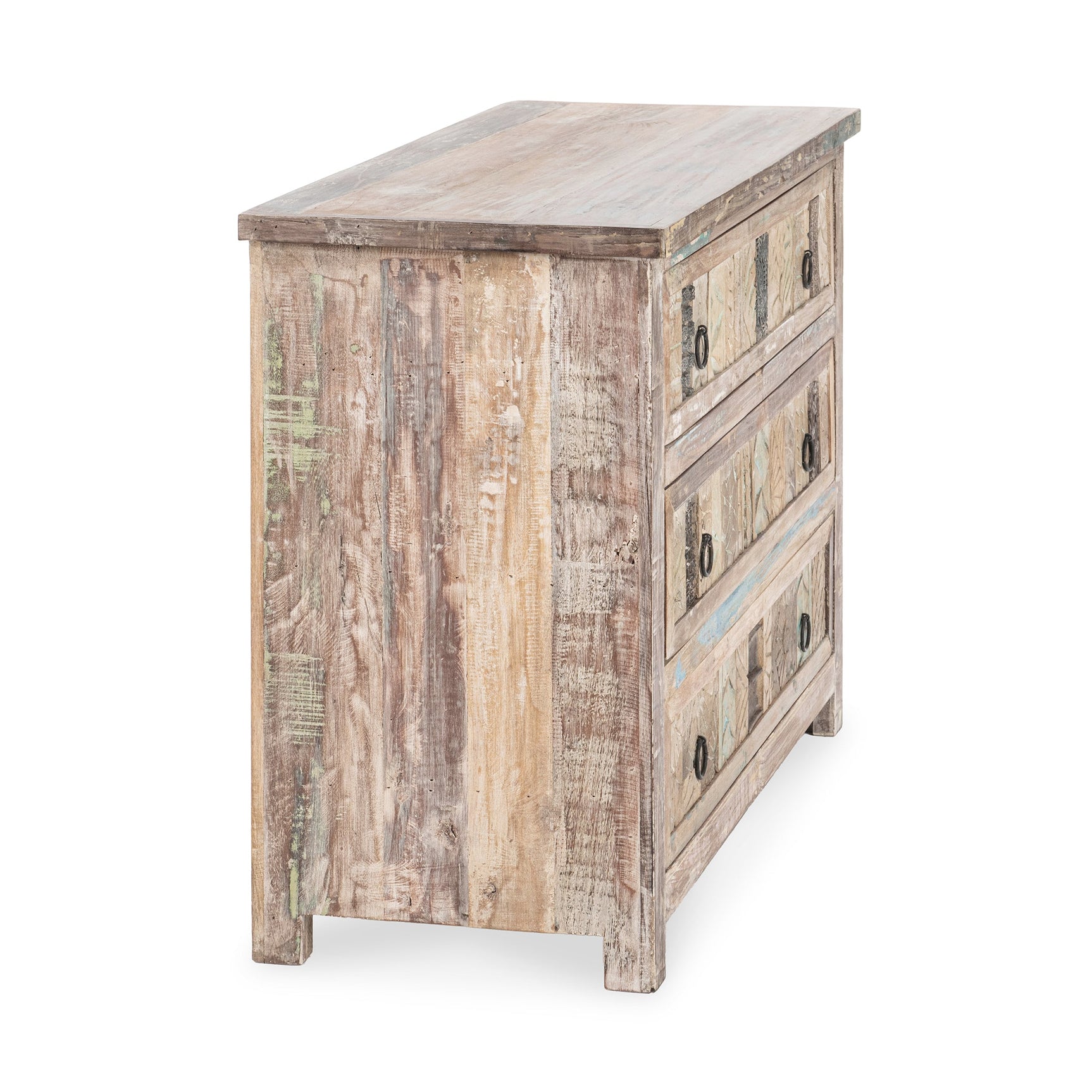Baltim Butterwood Blend 3 Drawer Cabinet - Ornate Home