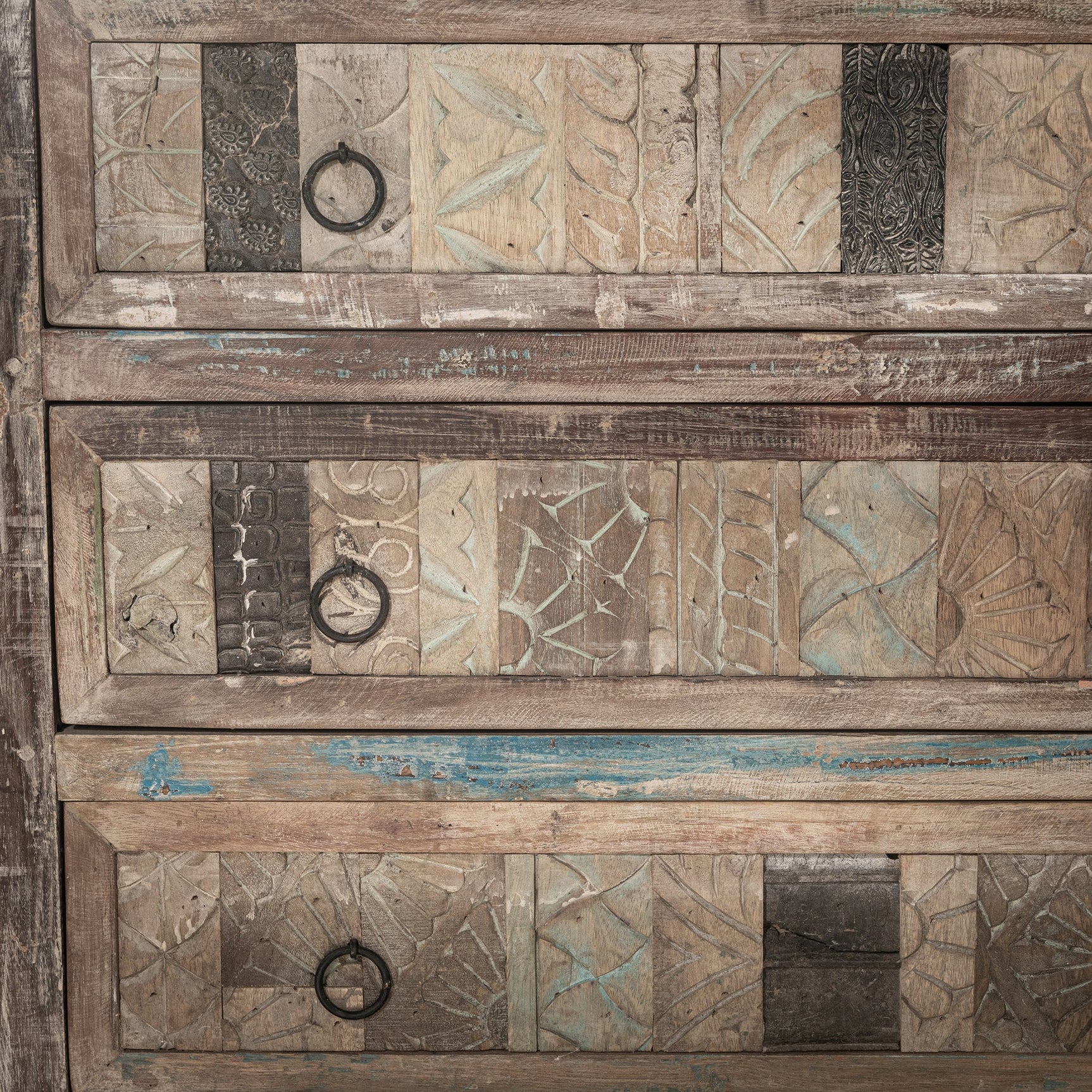 Baltim Butterwood Blend 3 Drawer Cabinet - Ornate Home
