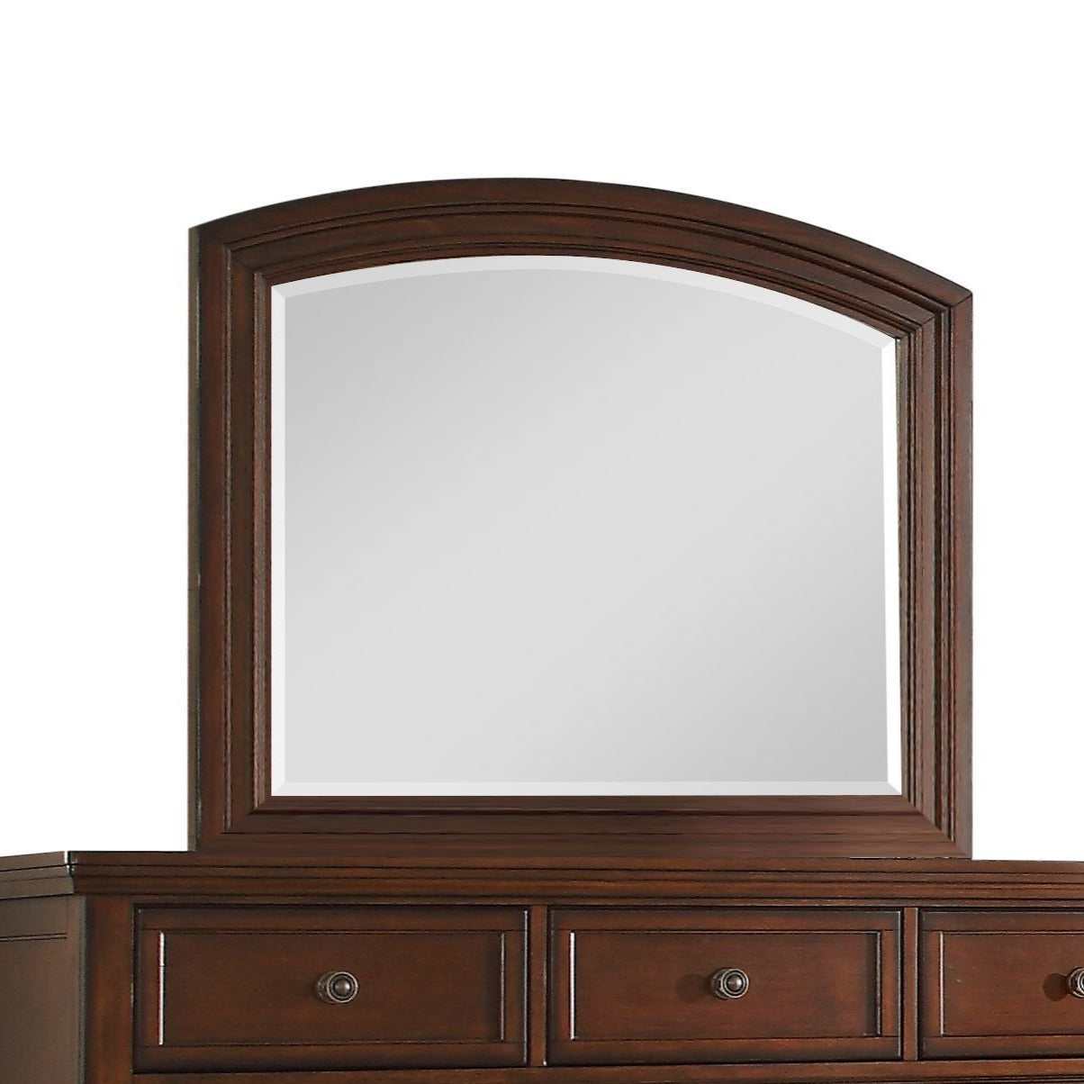 Baltimore Dark Walnut Bedroom Mirror - Ornate Home